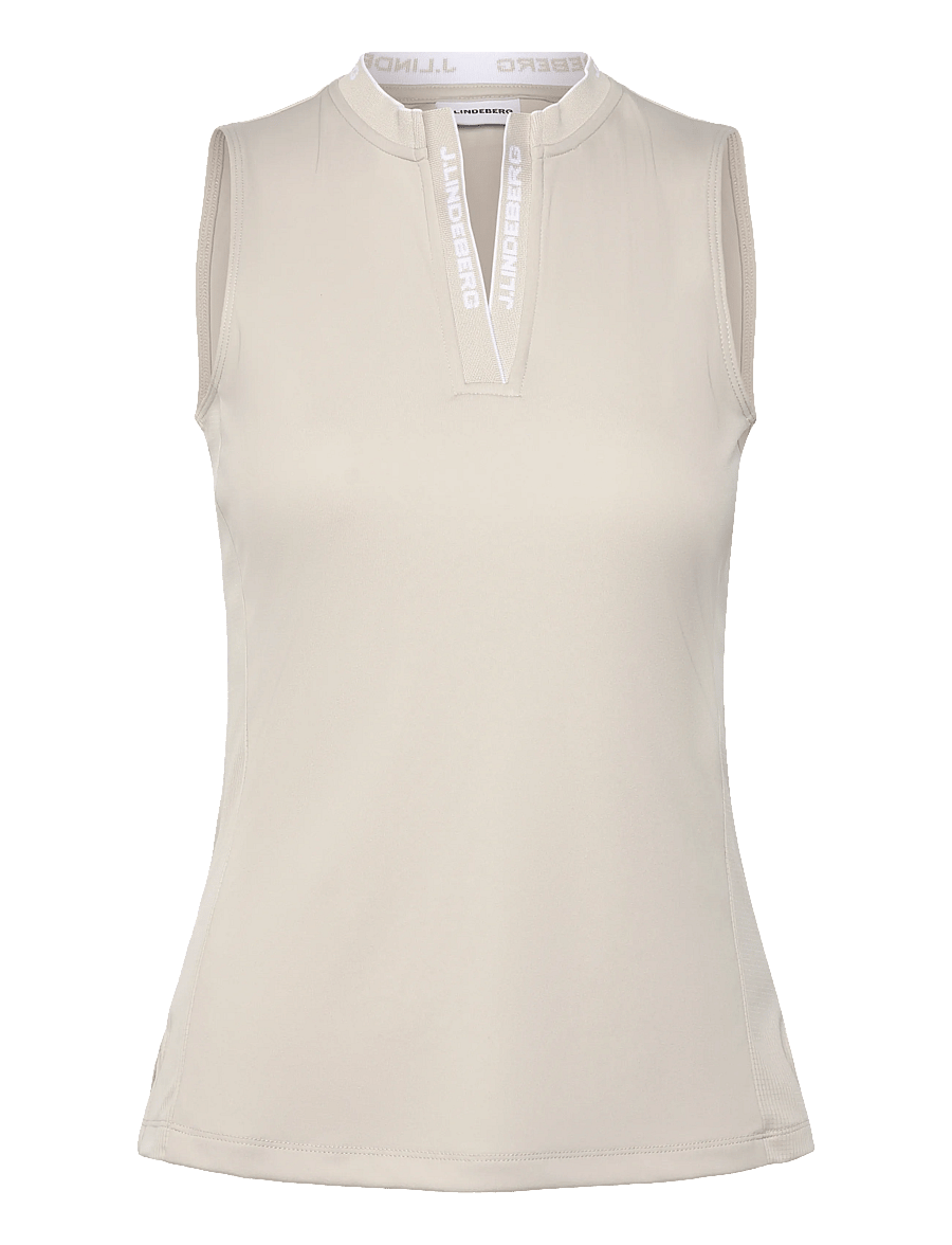 J. Lindeberg - Leya Sleeveless Top - hlýrabolir - moonbeam - 1