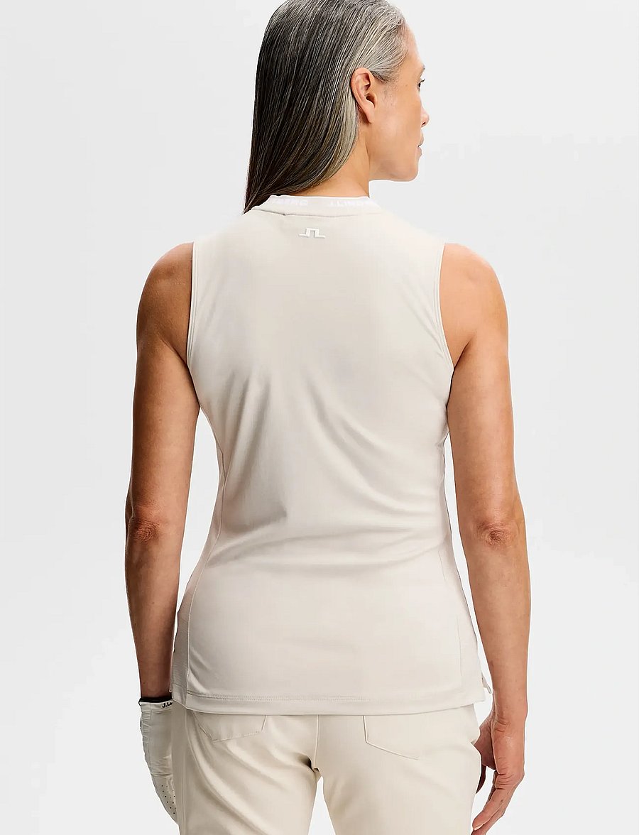 J. Lindeberg - Leya Sleeveless Top - hlýrabolir - moonbeam - 3