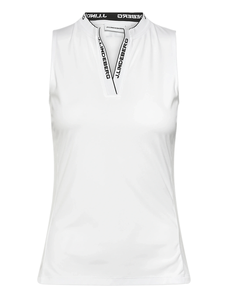 J. Lindeberg - Leya Sleeveless Top - berankoviai marškinėliai - white - 1