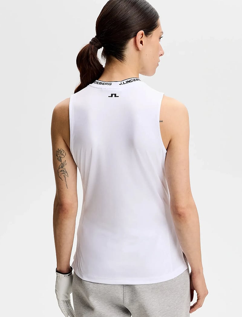 J. Lindeberg - Leya Sleeveless Top - tank tops - white - 3