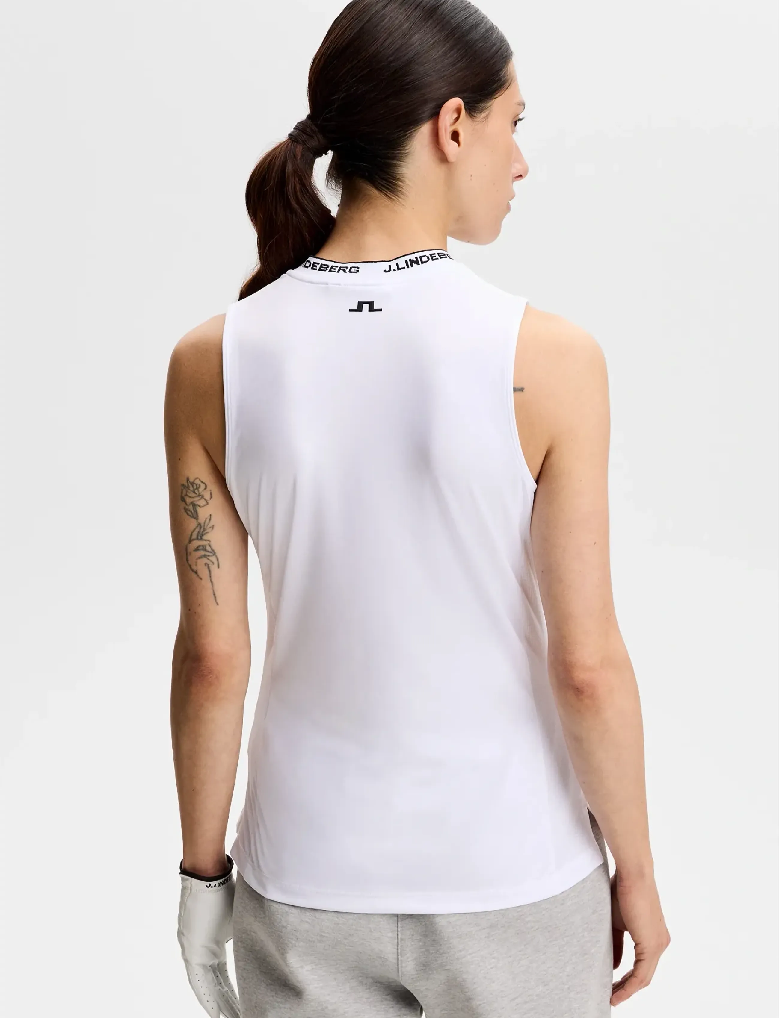 J. Lindeberg - Leya Sleeveless Top - berankoviai marškinėliai - white - 3