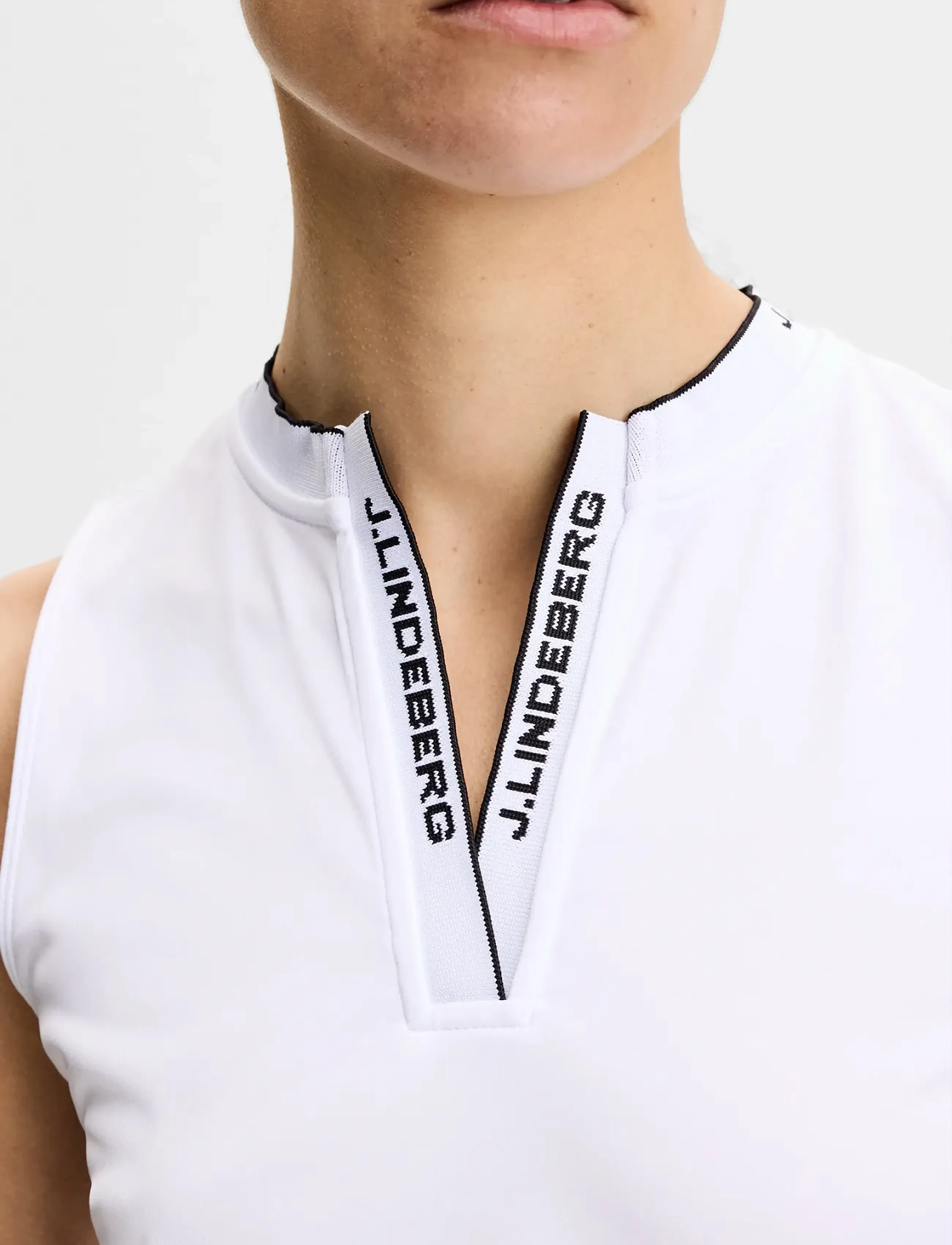 J. Lindeberg - Leya Sleeveless Top - berankoviai marškinėliai - white - 5