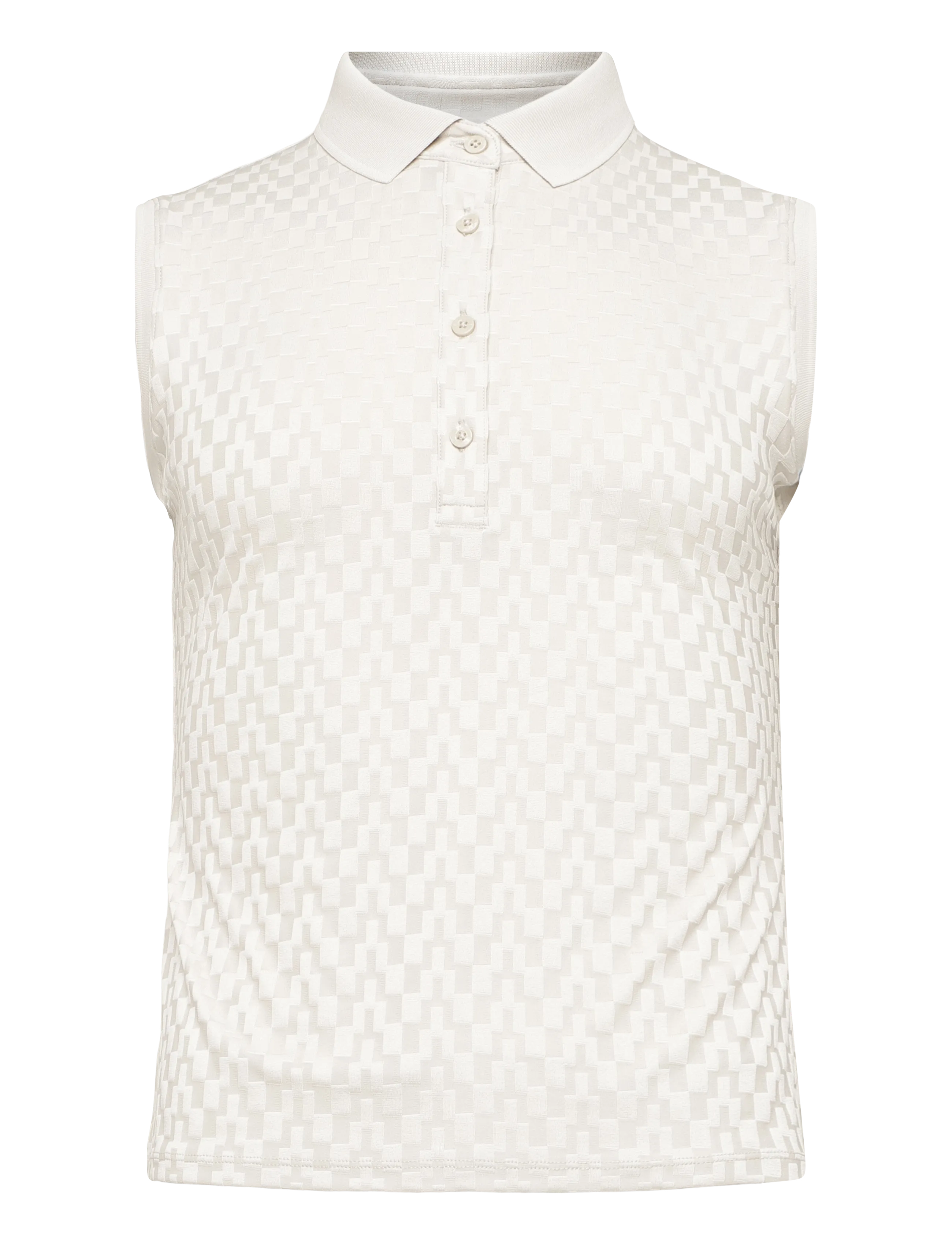 J. Lindeberg Dani sleeveless Polo - T-Shirts & Tops - MOONBEAM / cream