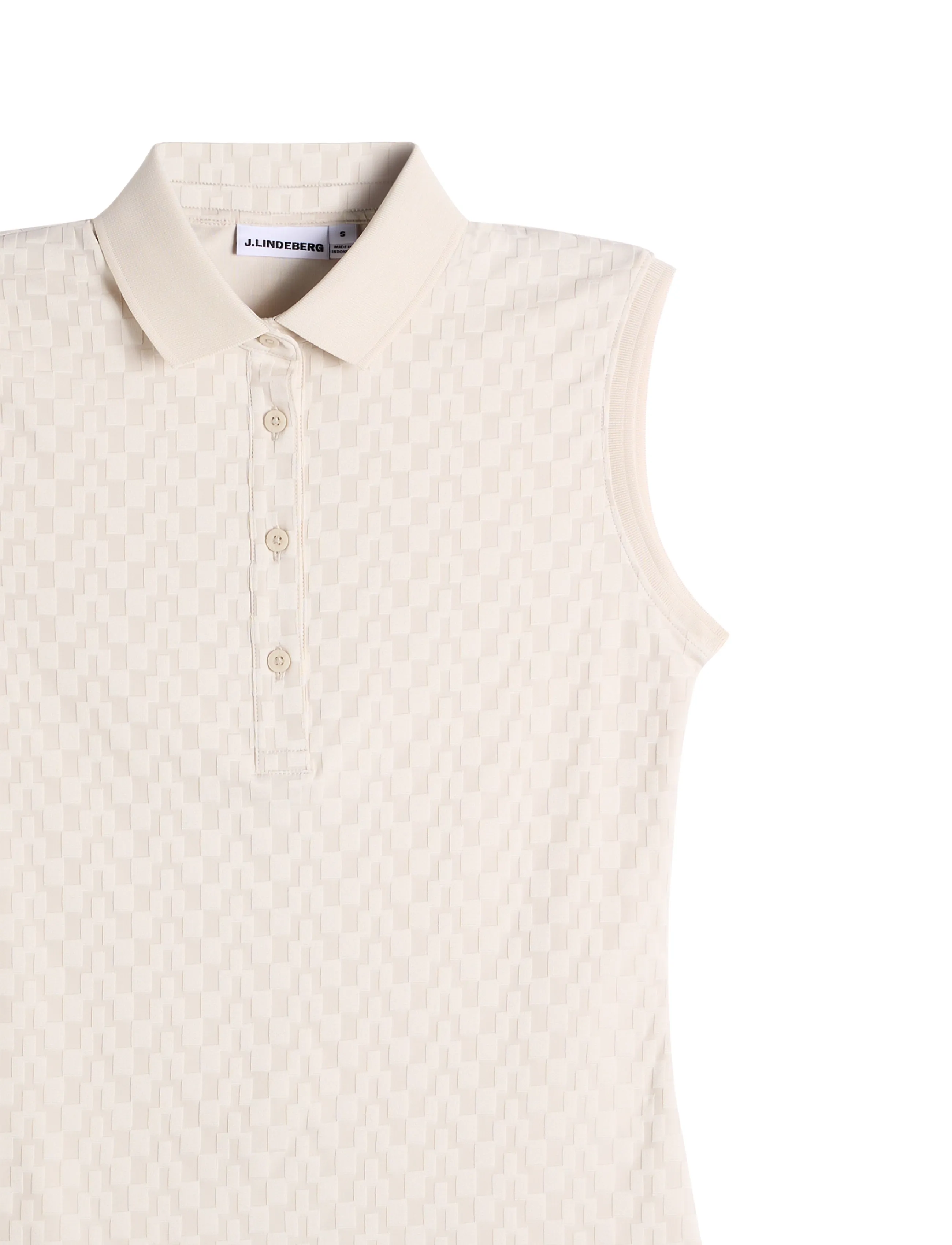 J. Lindeberg - DANI SLEEVELESS POLO - moonbeam - 5