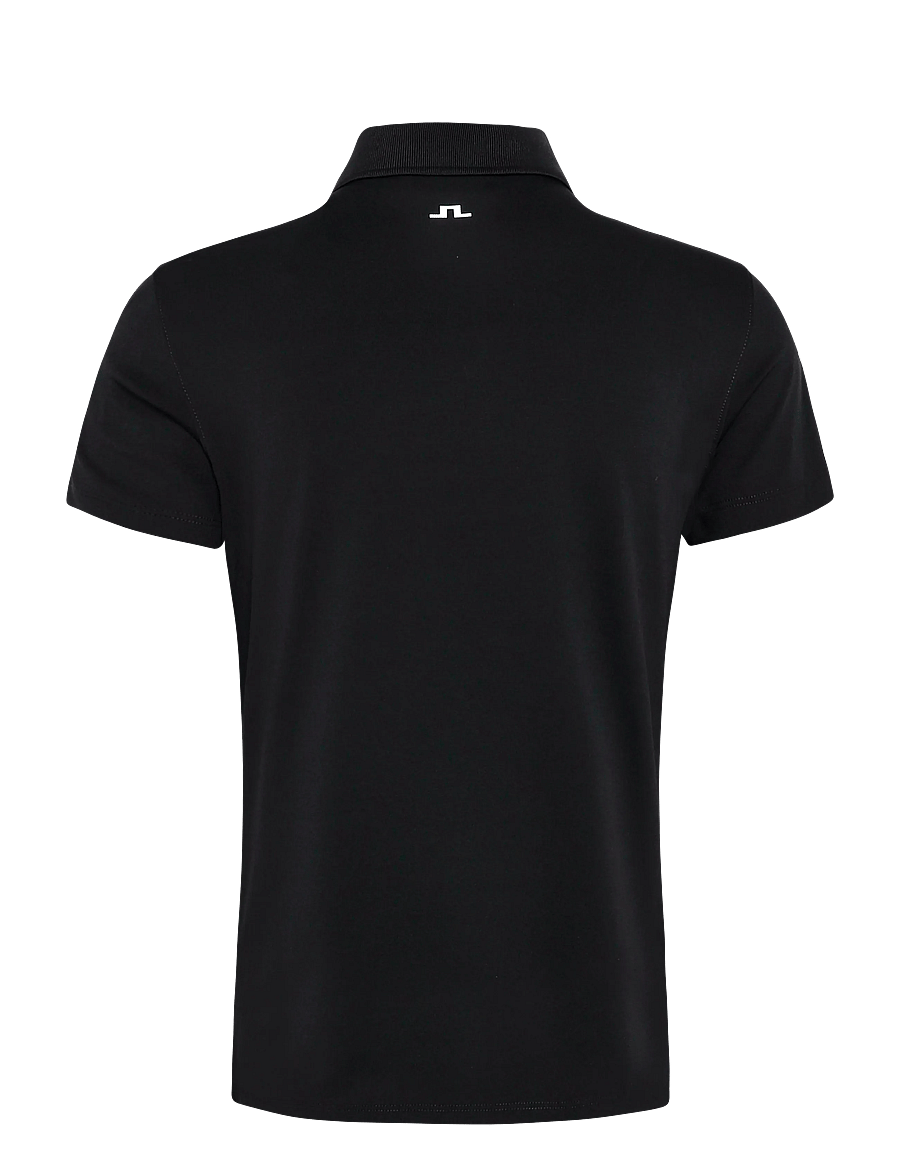 J. Lindeberg - BRIDGE POLO - toppar & t-shirts - black - 2