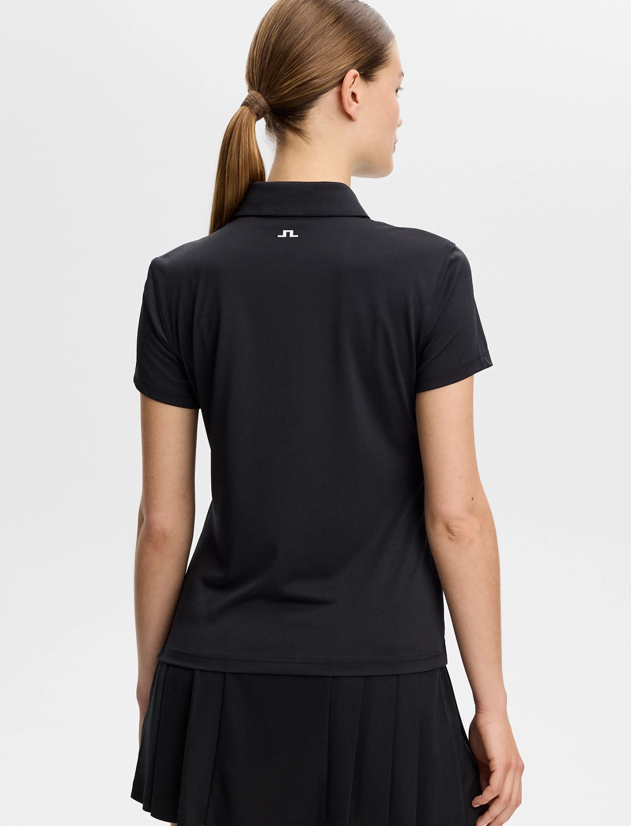 J. Lindeberg - BRIDGE POLO - toppar & t-shirts - black - 2