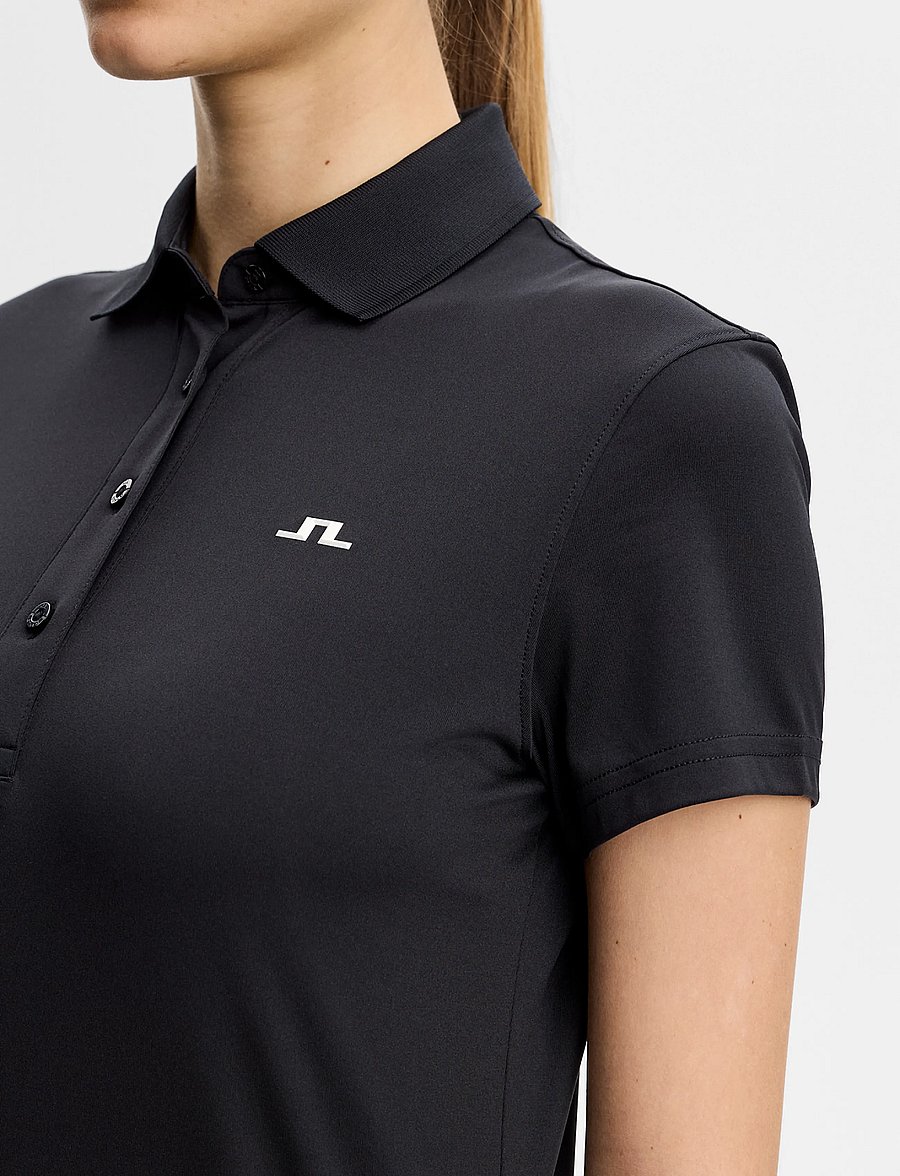 J. Lindeberg - BRIDGE POLO - toppar & t-shirts - black - 4