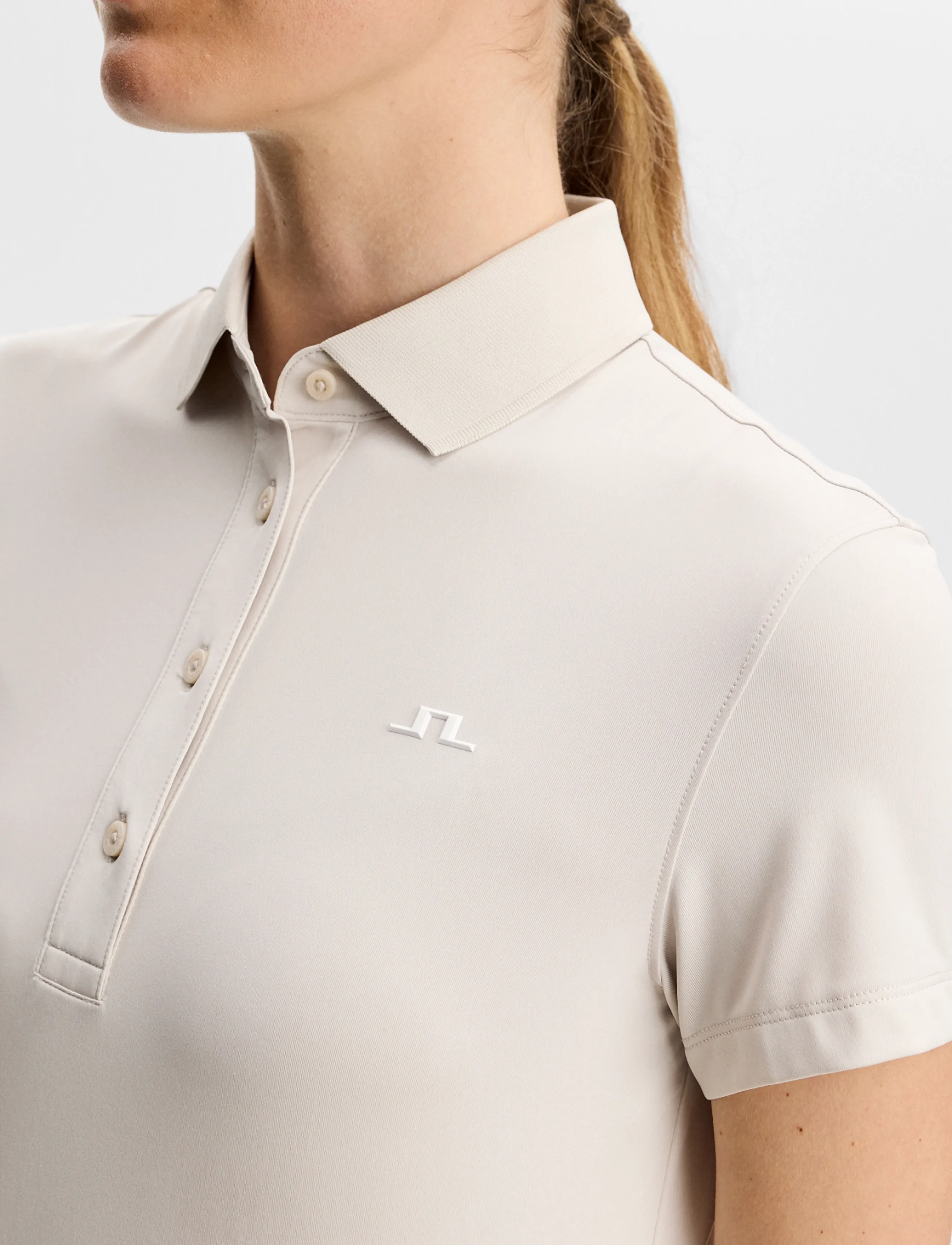 J. Lindeberg - BRIDGE POLO - oberteile & t-shirts - moonbeam - 4