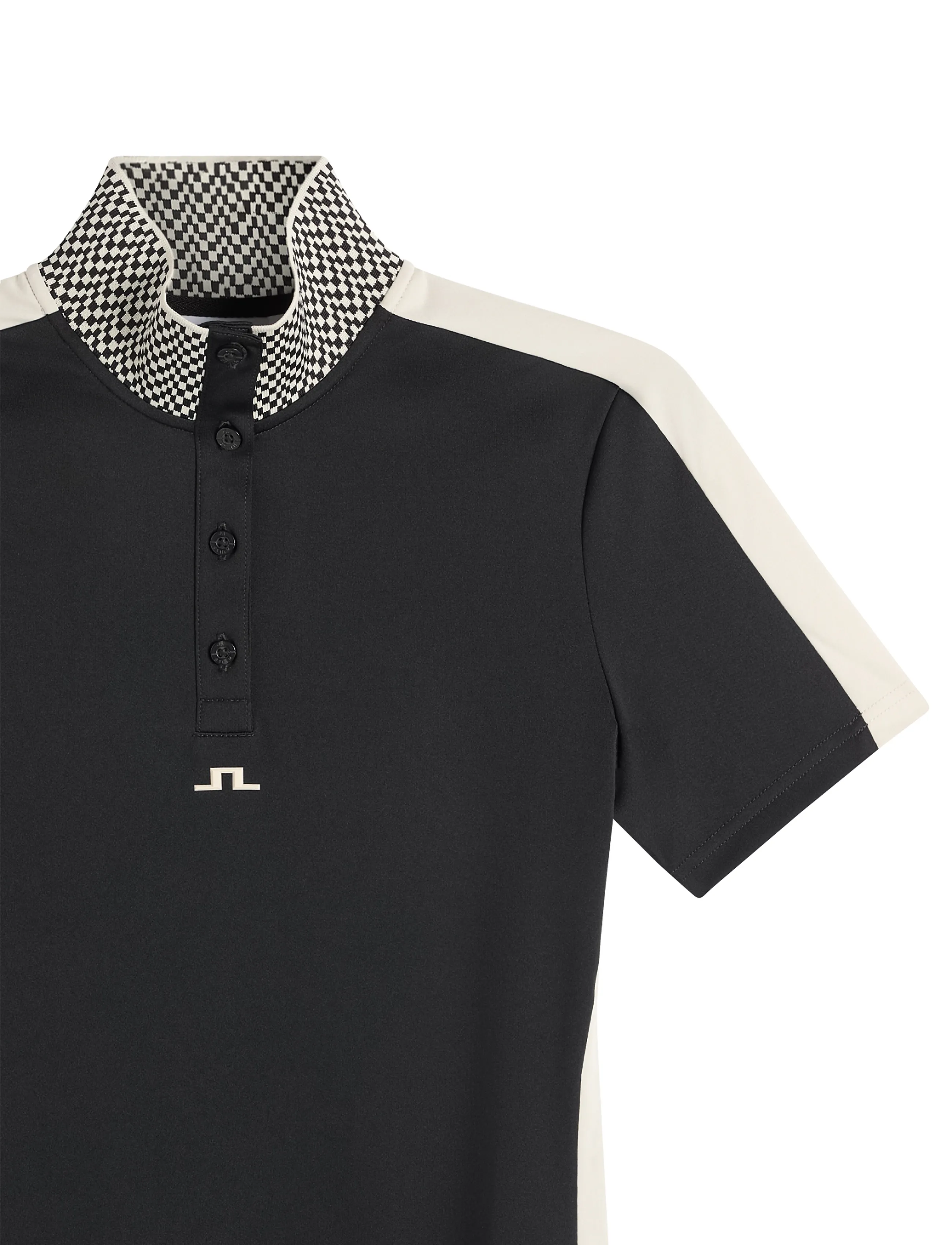 J. Lindeberg - PIP POLO - toppar & t-shirts - black - 5