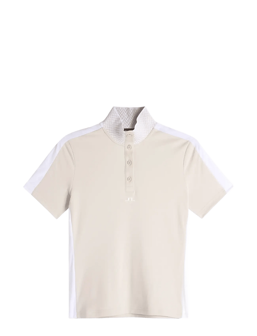 J. Lindeberg - PIP POLO - oberteile & t-shirts - moonbeam - 1