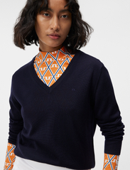 J. Lindeberg - Amaya Knitted Sweater - tröjor - jl navy - 4