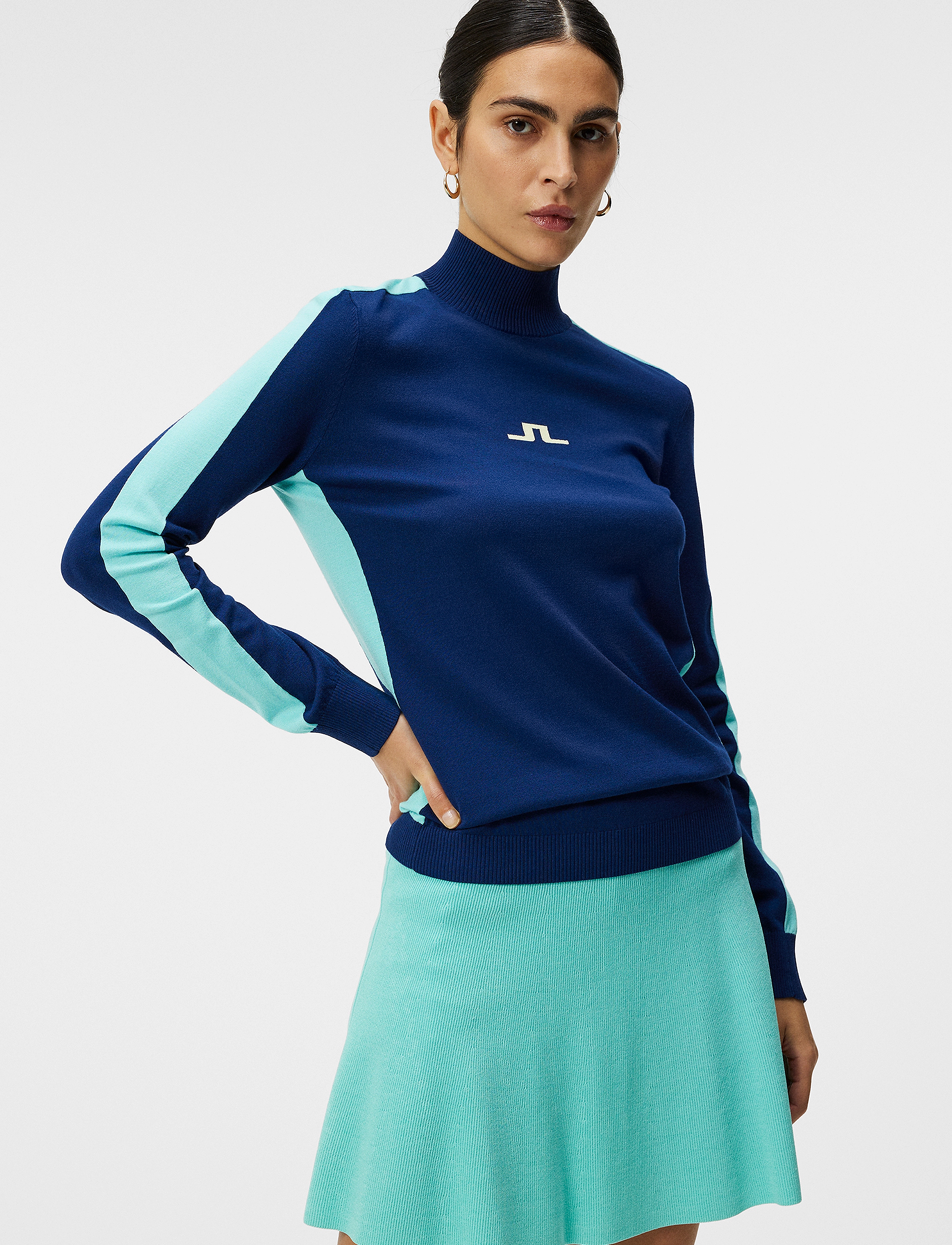 J. Lindeberg - Adia Knitted Sweater - estate blue - 2