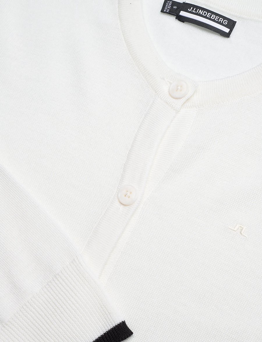 J. Lindeberg - Joanna Knitted Cardigan - cardigans - white - 2