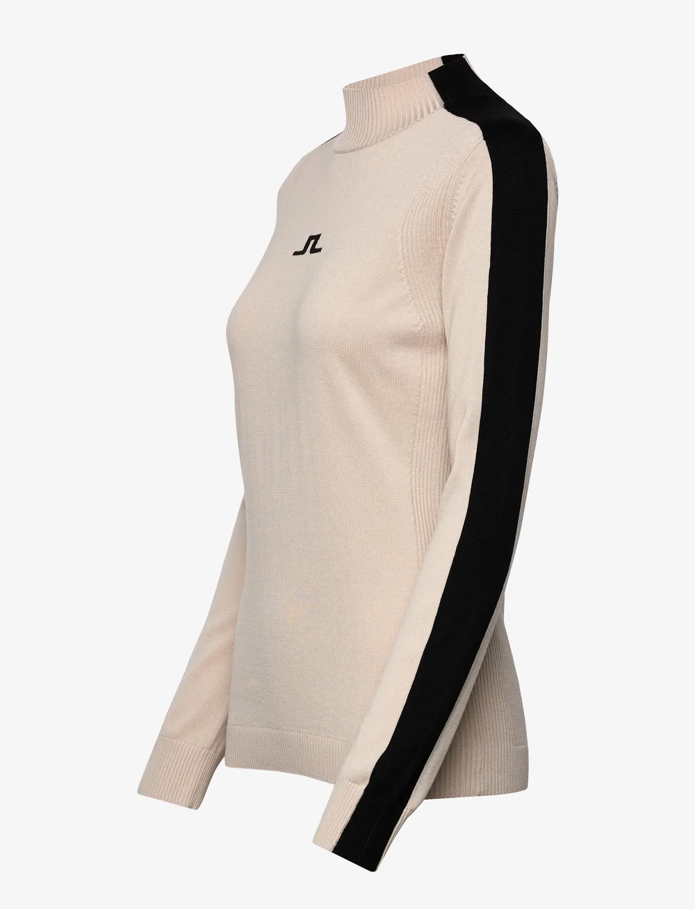 J. Lindeberg - Adeline Knitted Sweater - rullekraver - moonbeam - 3