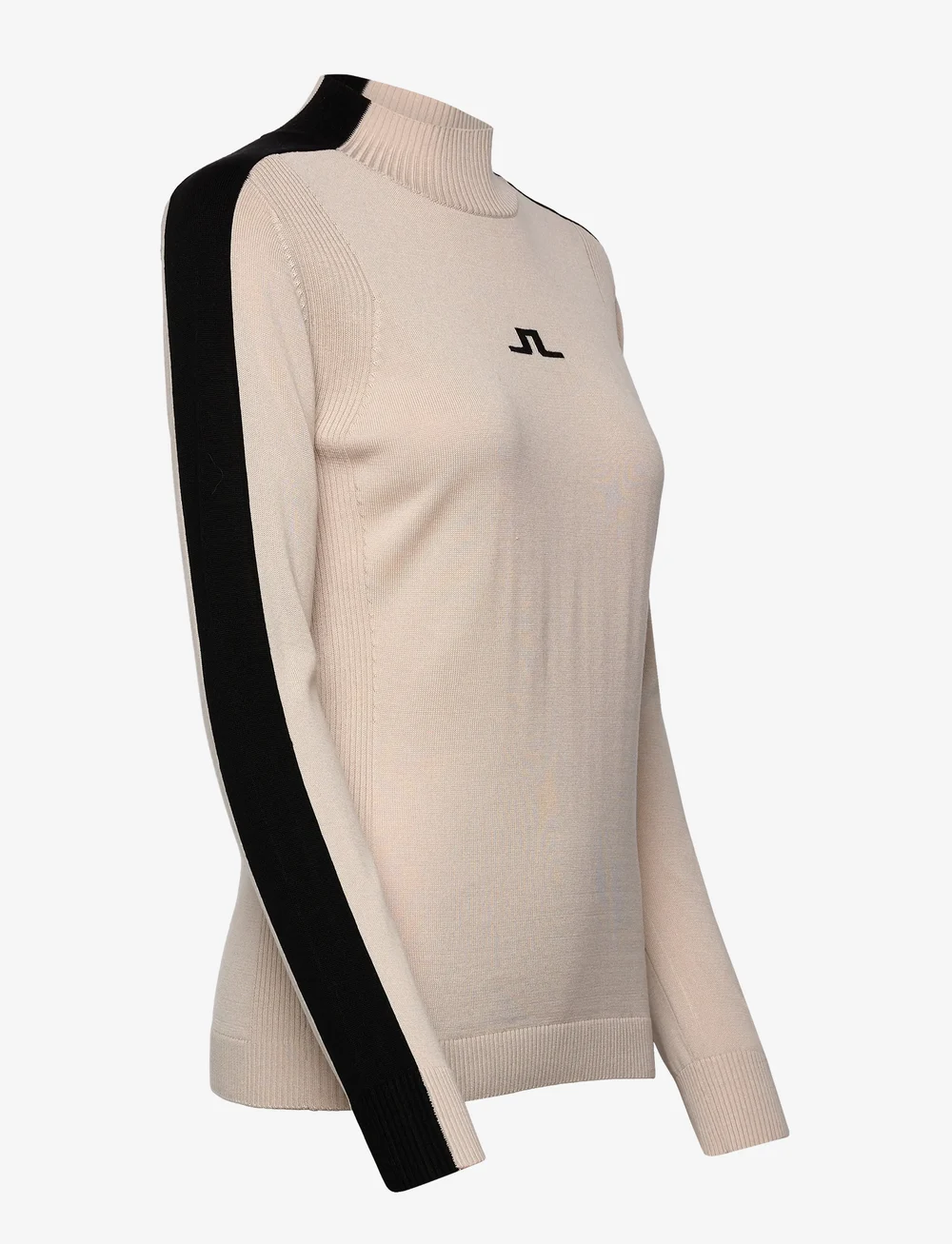 J. Lindeberg - Adeline Knitted Sweater - rullekraver - moonbeam - 4