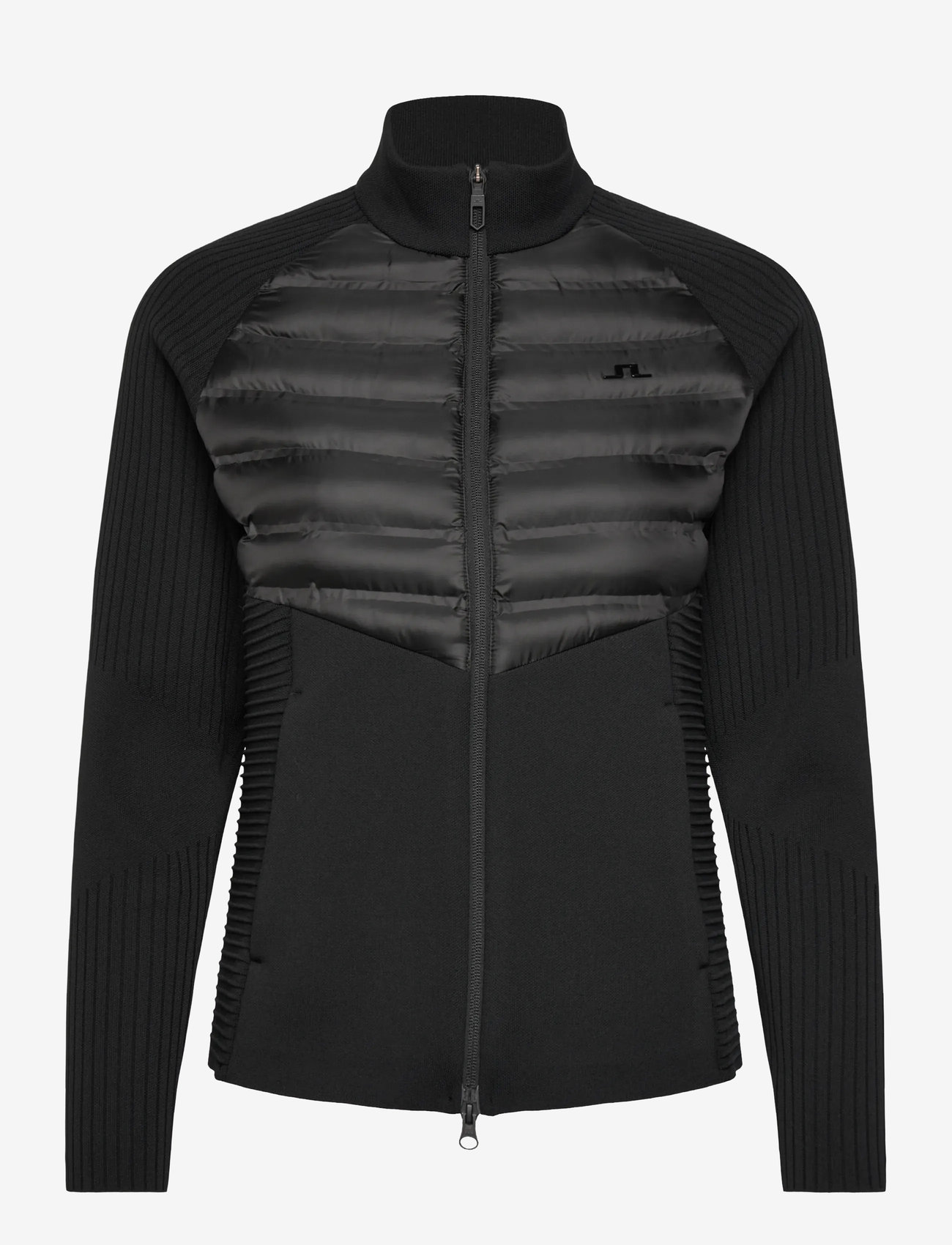 J. Lindeberg - Wendy Tech Knit Zip Sweater - golf-jacken - black - 1