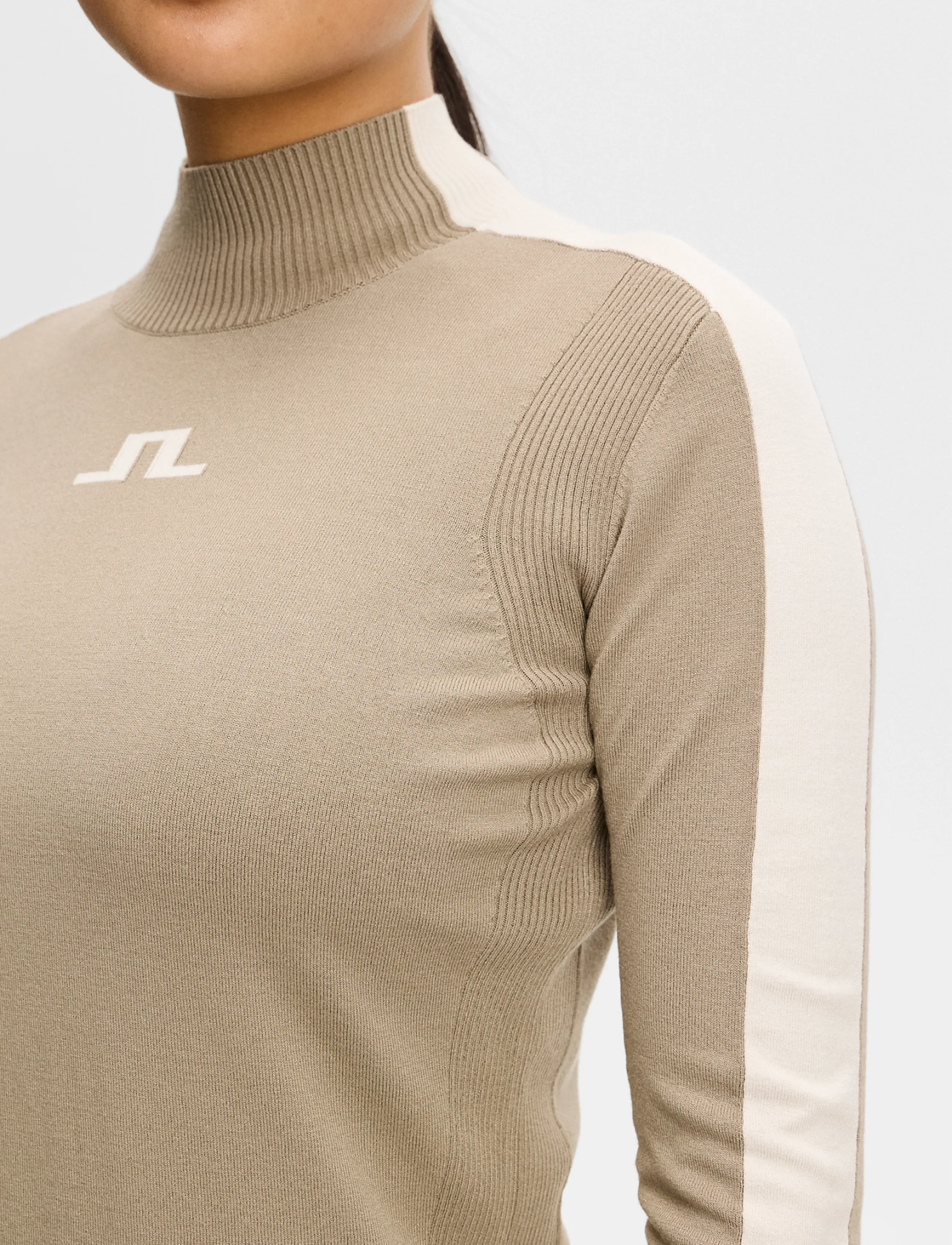 J. Lindeberg - ADIA KNITTED SWEATER - sweatshirts - brindle - 5