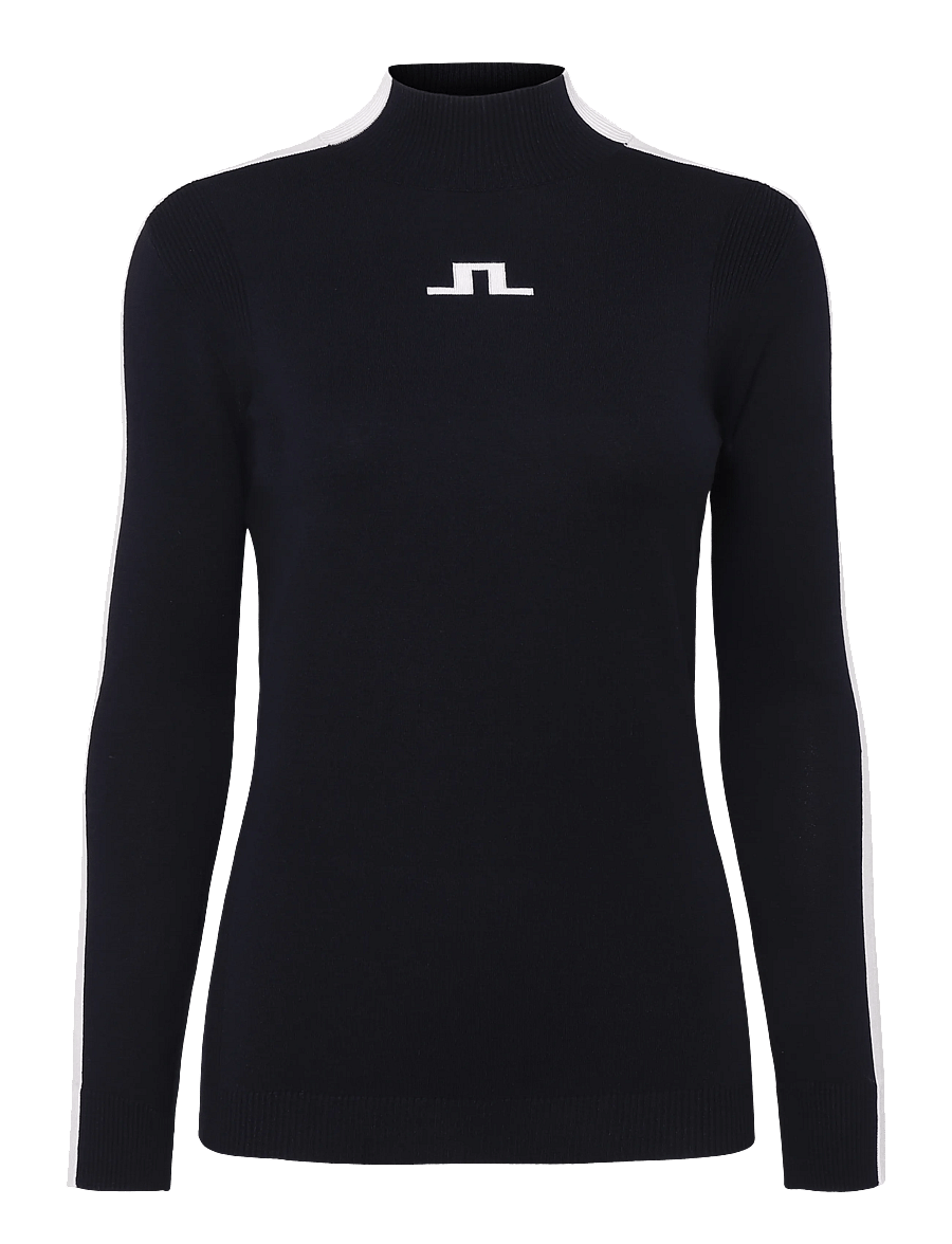 J. Lindeberg - Adia Knitted Sweater - sweatshirts - jl navy - 1