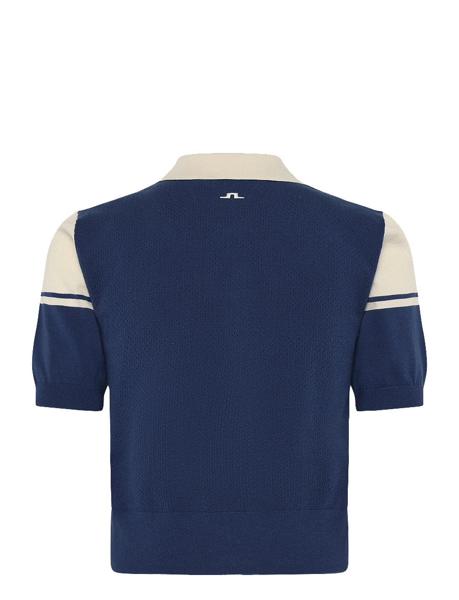 J. Lindeberg - Mia Knitted Zip Cardigan - estate blue - 2