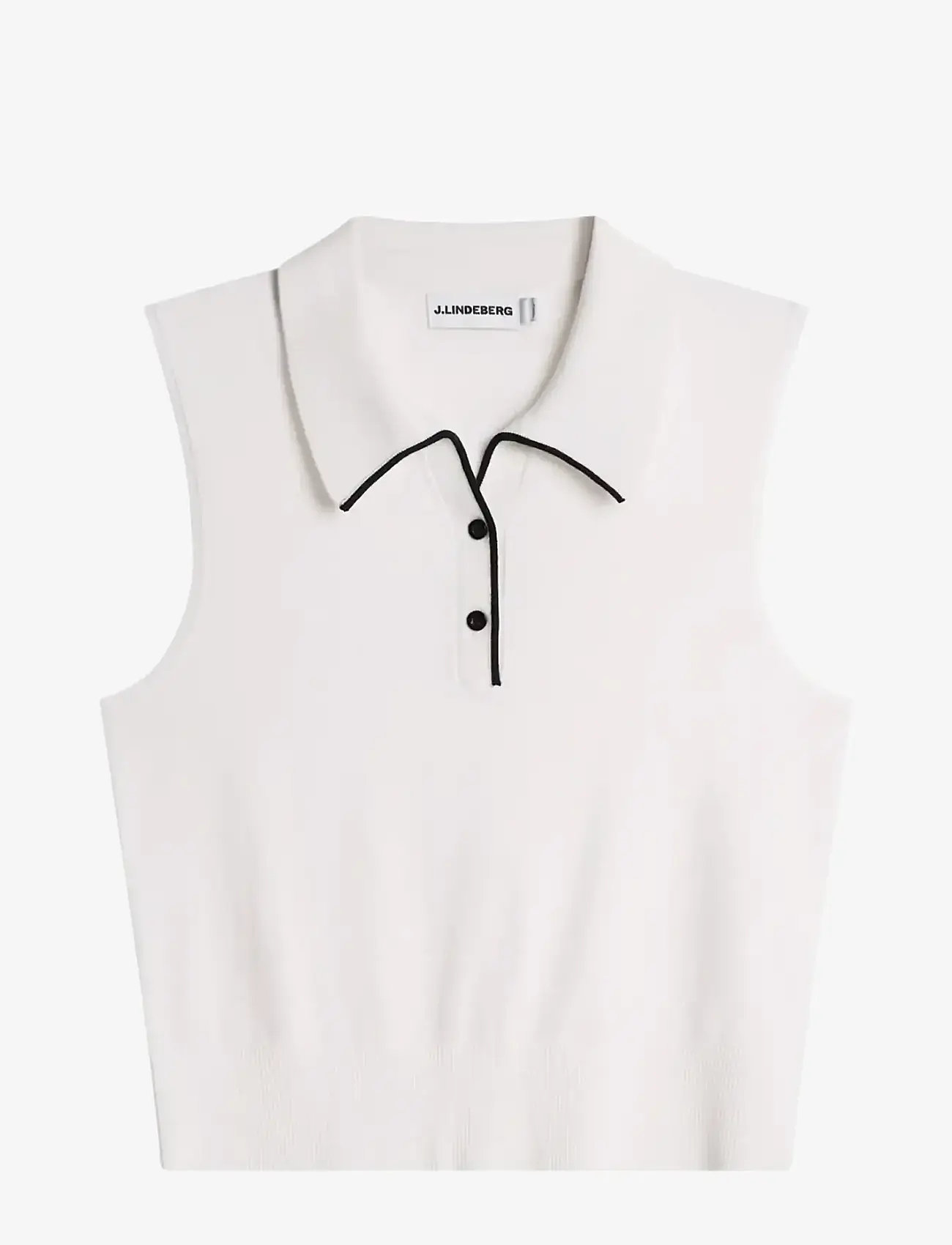 J. Lindeberg - 30Y Becca Knit Polo - toppe & t-shirts - white - 1