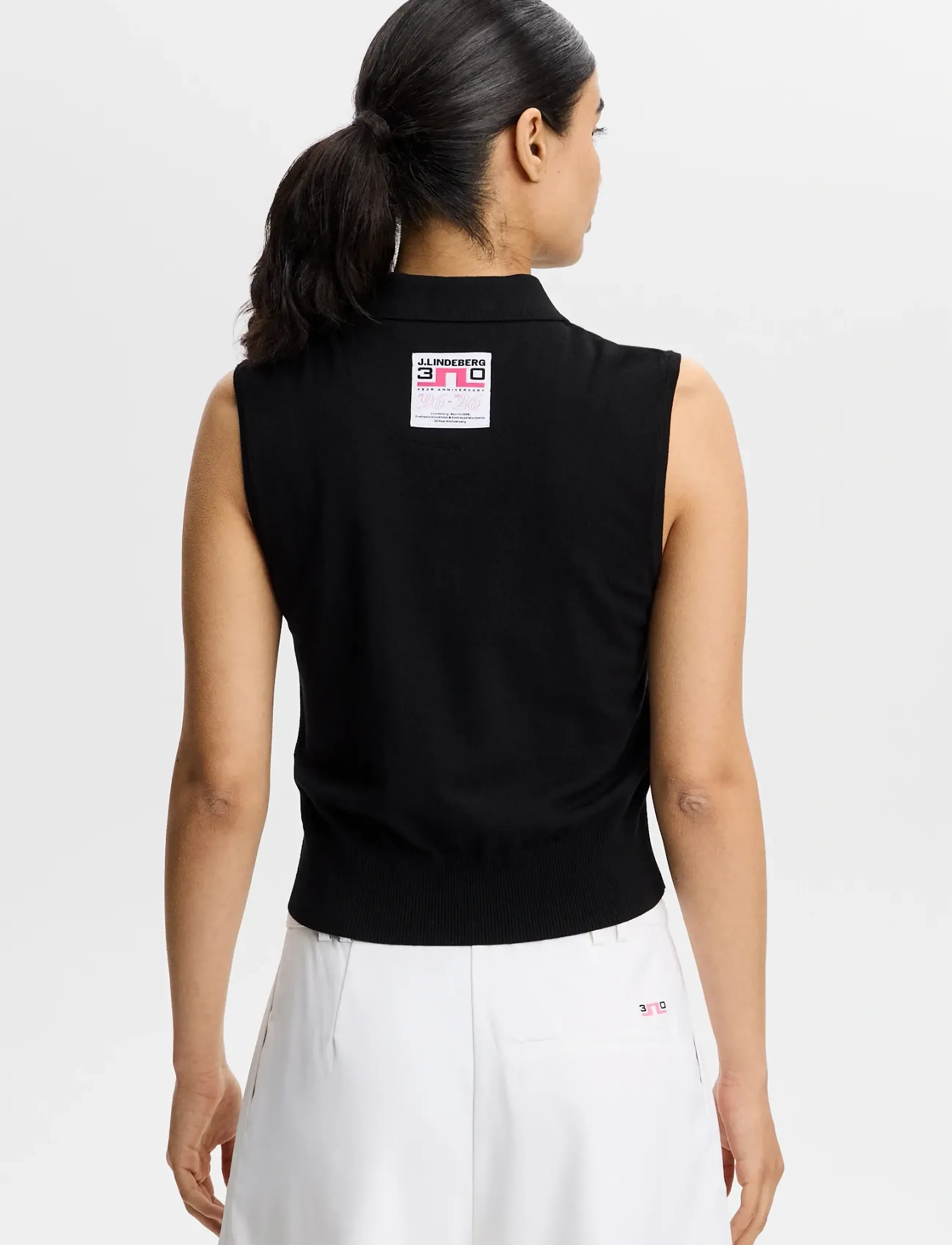 J. Lindeberg - 30Y Becca Knit Polo - oberteile & t-shirts - white - 2