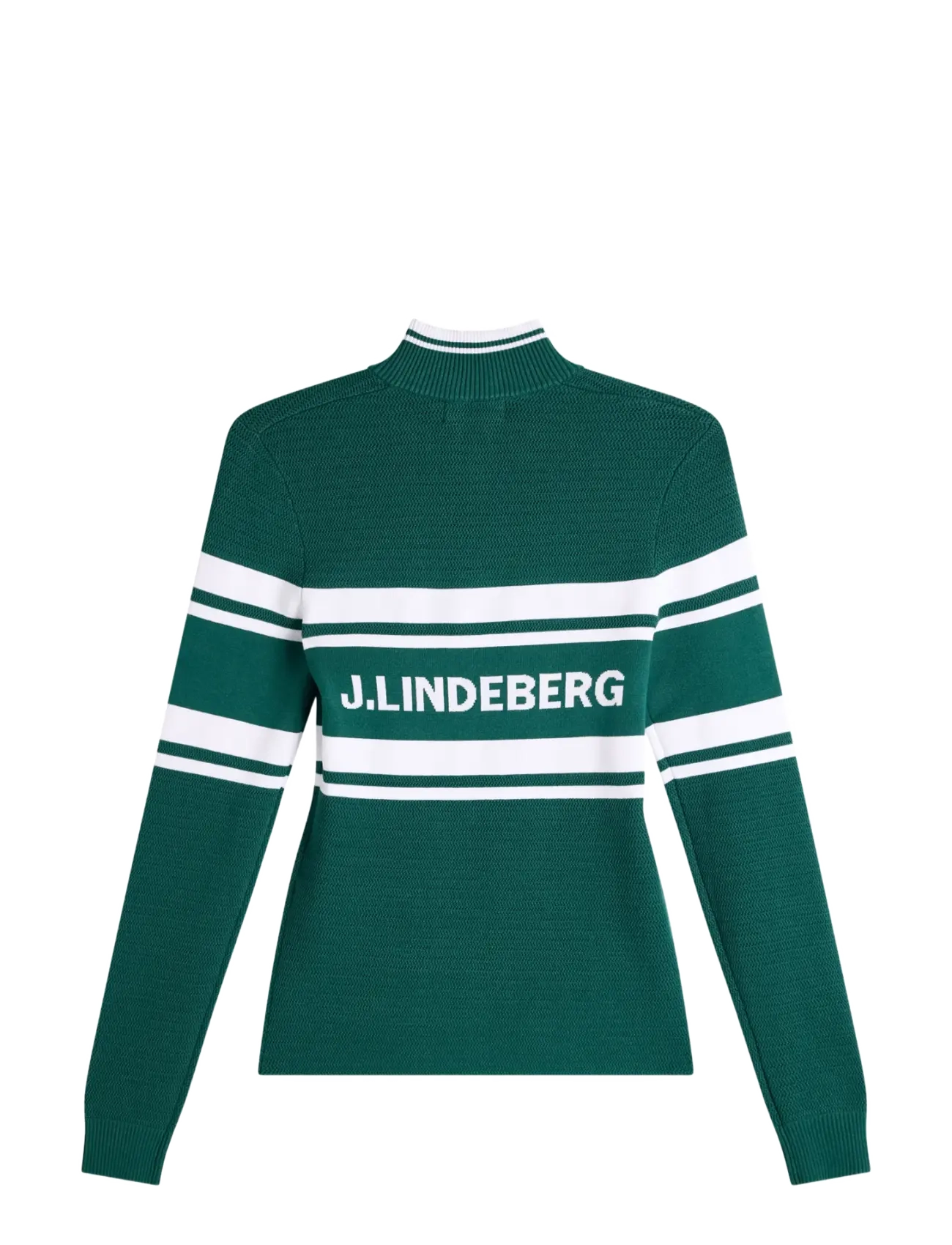 J. Lindeberg - ARIADNE KNIT QUARTER ZIP - sweatshirts - forest biome - 2