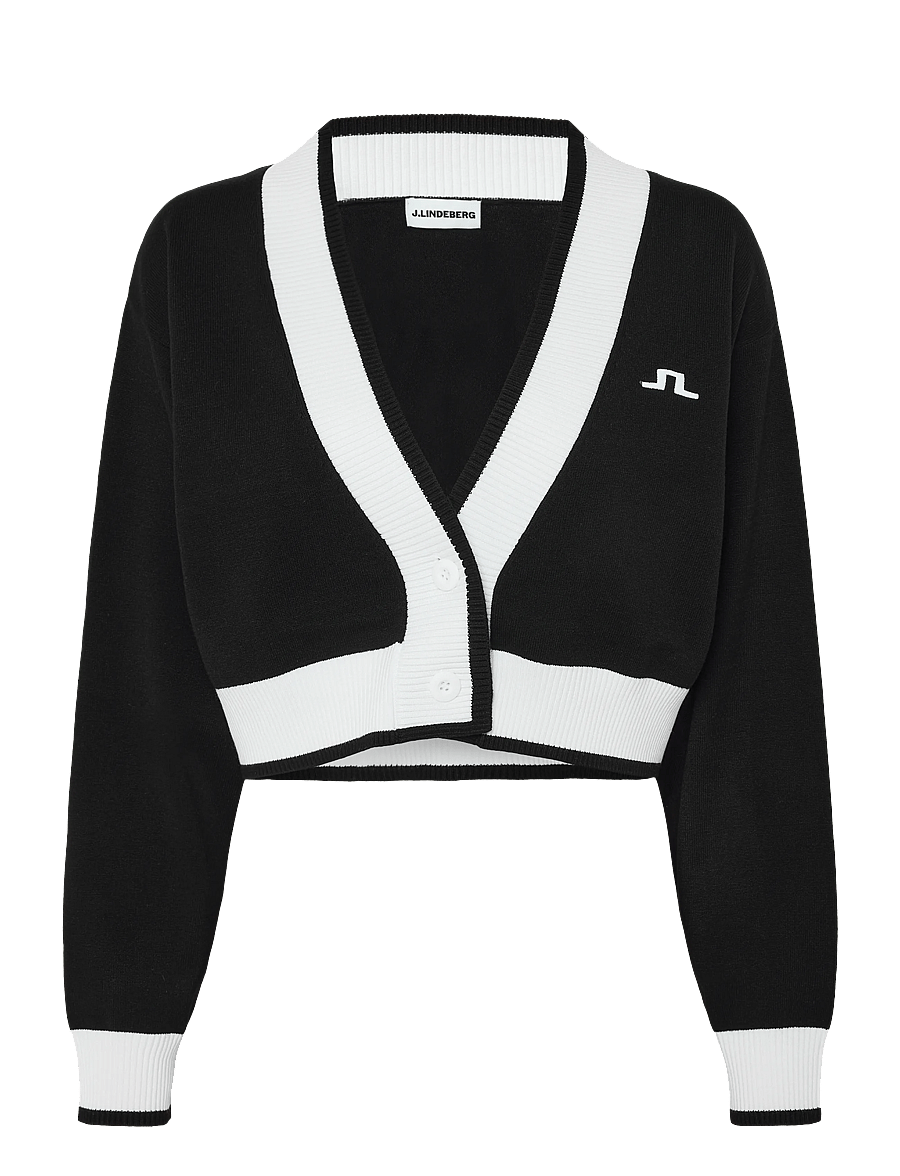 J. Lindeberg - 30Y Nicole Cropped Cardigan - black - 1