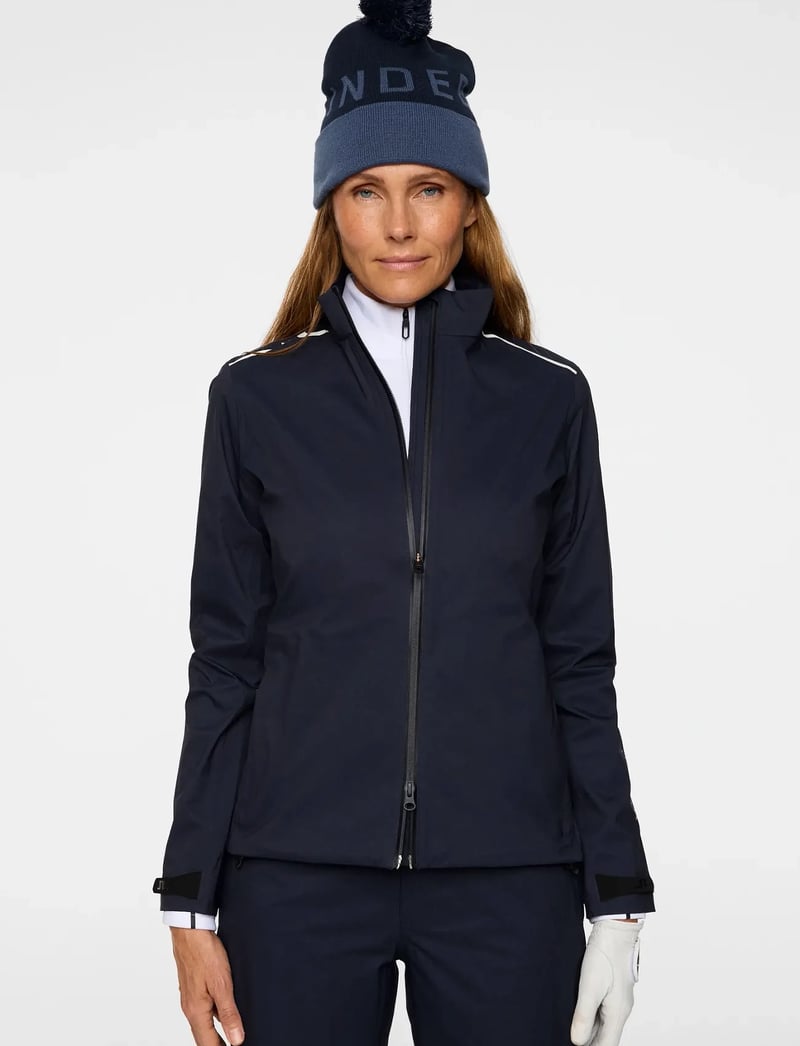 J. Lindeberg - Bryn Rain Jacket - golf-jacken - jl navy - 0
