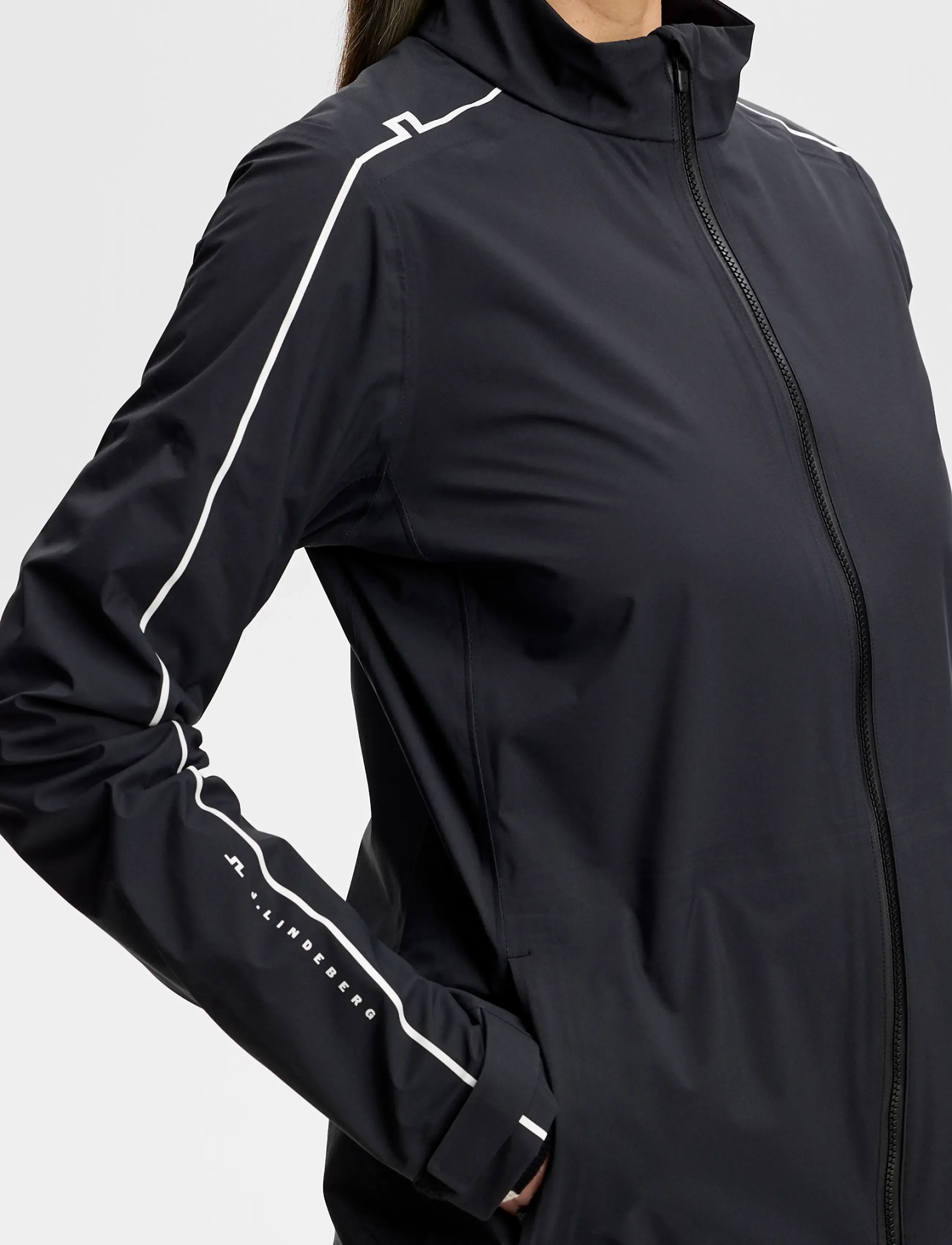 J. Lindeberg - BRYN RAIN JACKET - golf-jacken - black - 4