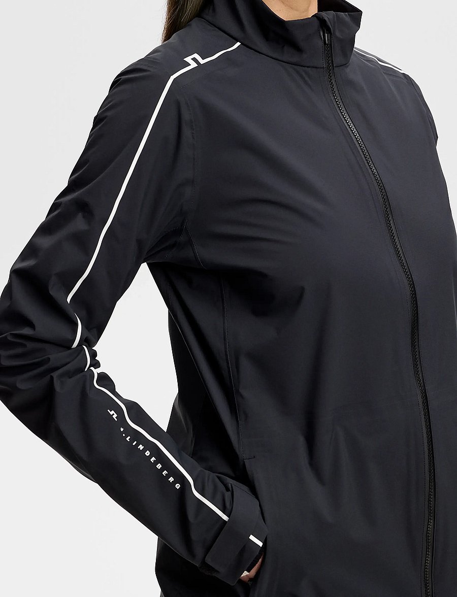 J. Lindeberg - BRYN RAIN JACKET - golf-jacken - black - 4