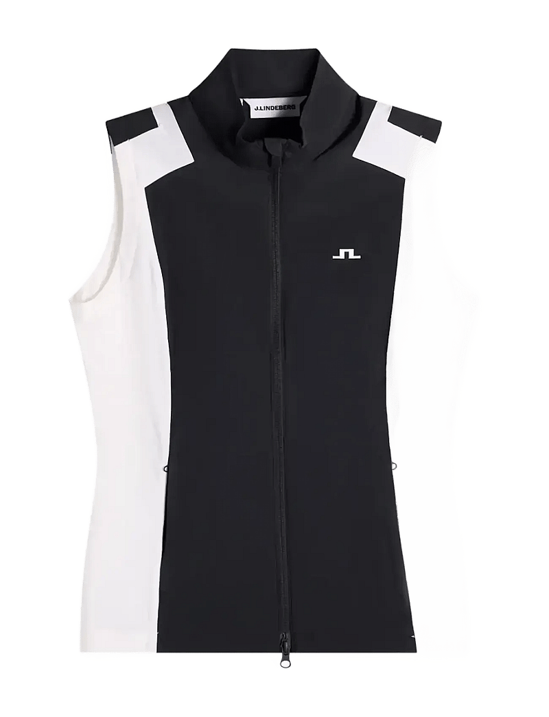 J. Lindeberg - Brooks Zip Packable Vest - outdoor - black - 1