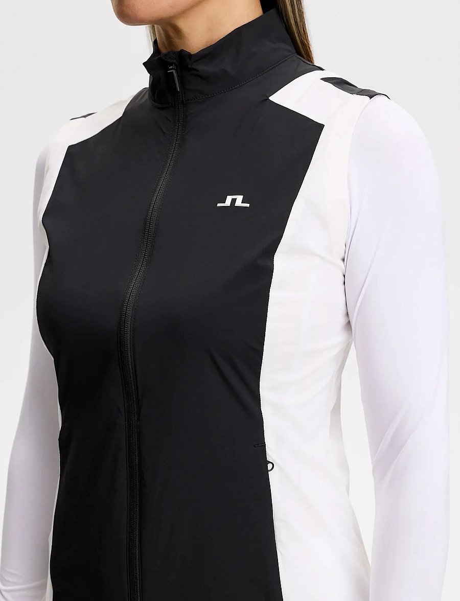 J. Lindeberg - Brooks Zip Vest - Õueriided - black - 4
