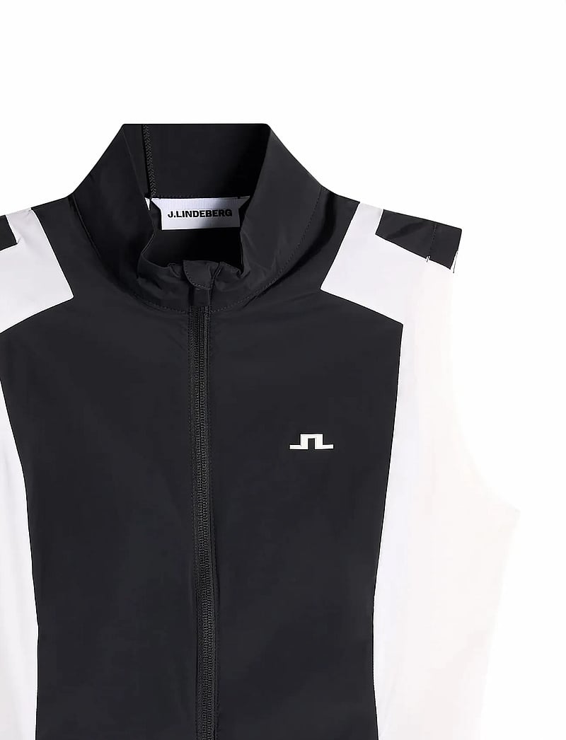 J. Lindeberg - Brooks Zip Packable Vest - outdoor - black - 5