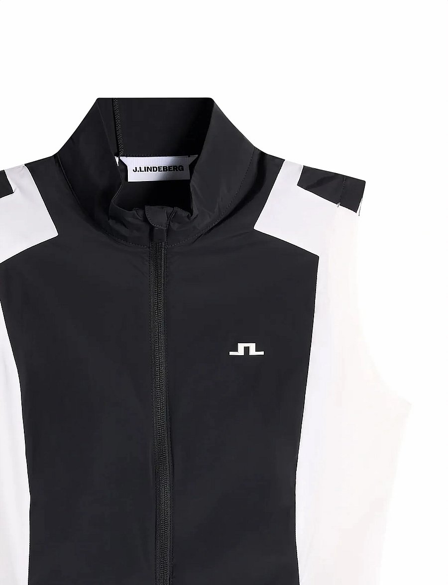 J. Lindeberg - Brooks Zip Vest - Õueriided - black - 5