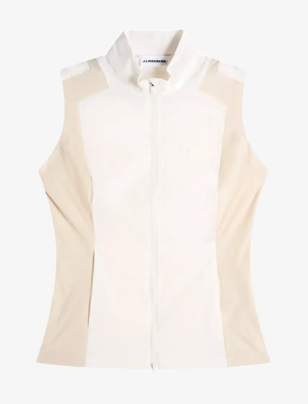 J. Lindeberg - Brooks Zip Vest - outdoor - white - 1