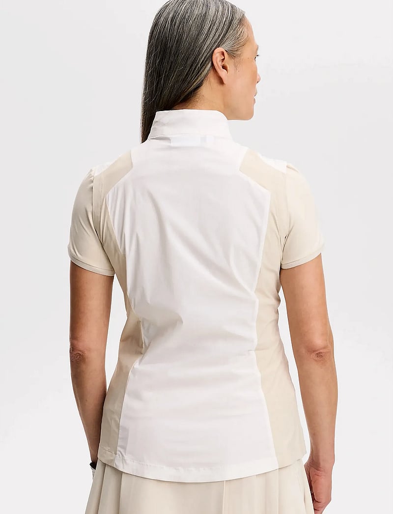 J. Lindeberg - Brooks Zip Vest - outdoor - white - 2