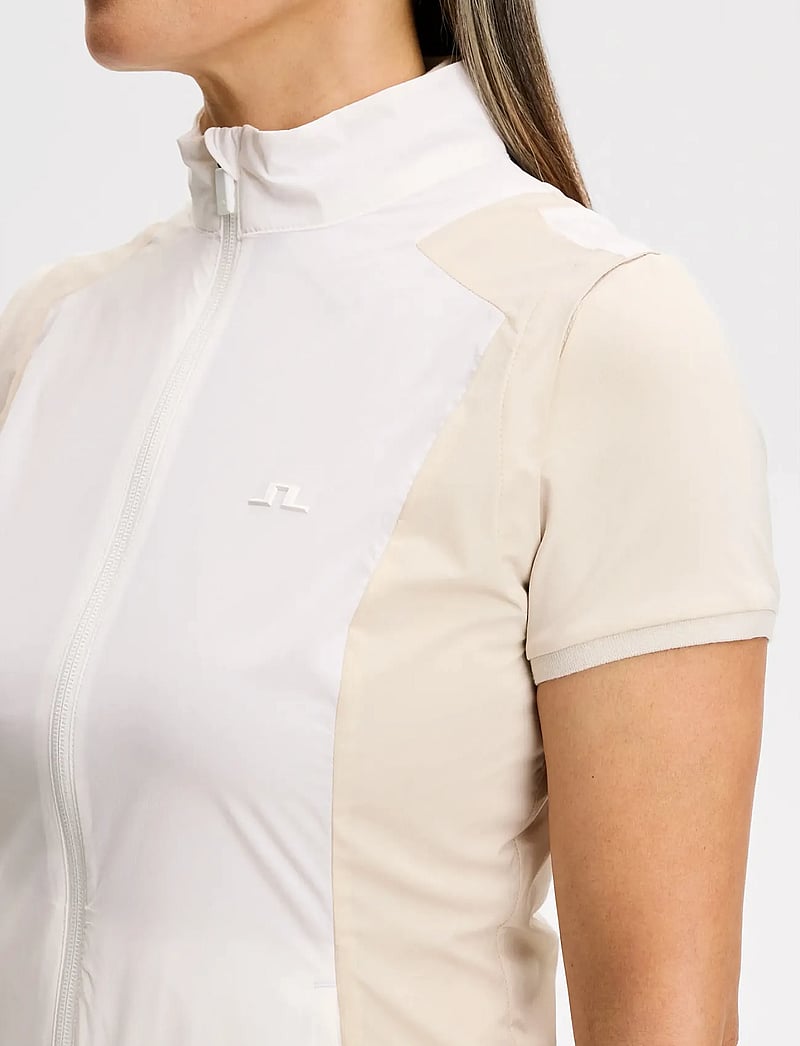 J. Lindeberg - Brooks Zip Vest - outdoor - white - 4