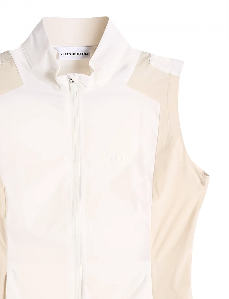 J. Lindeberg - Brooks Zip Vest - outdoor - white - 5