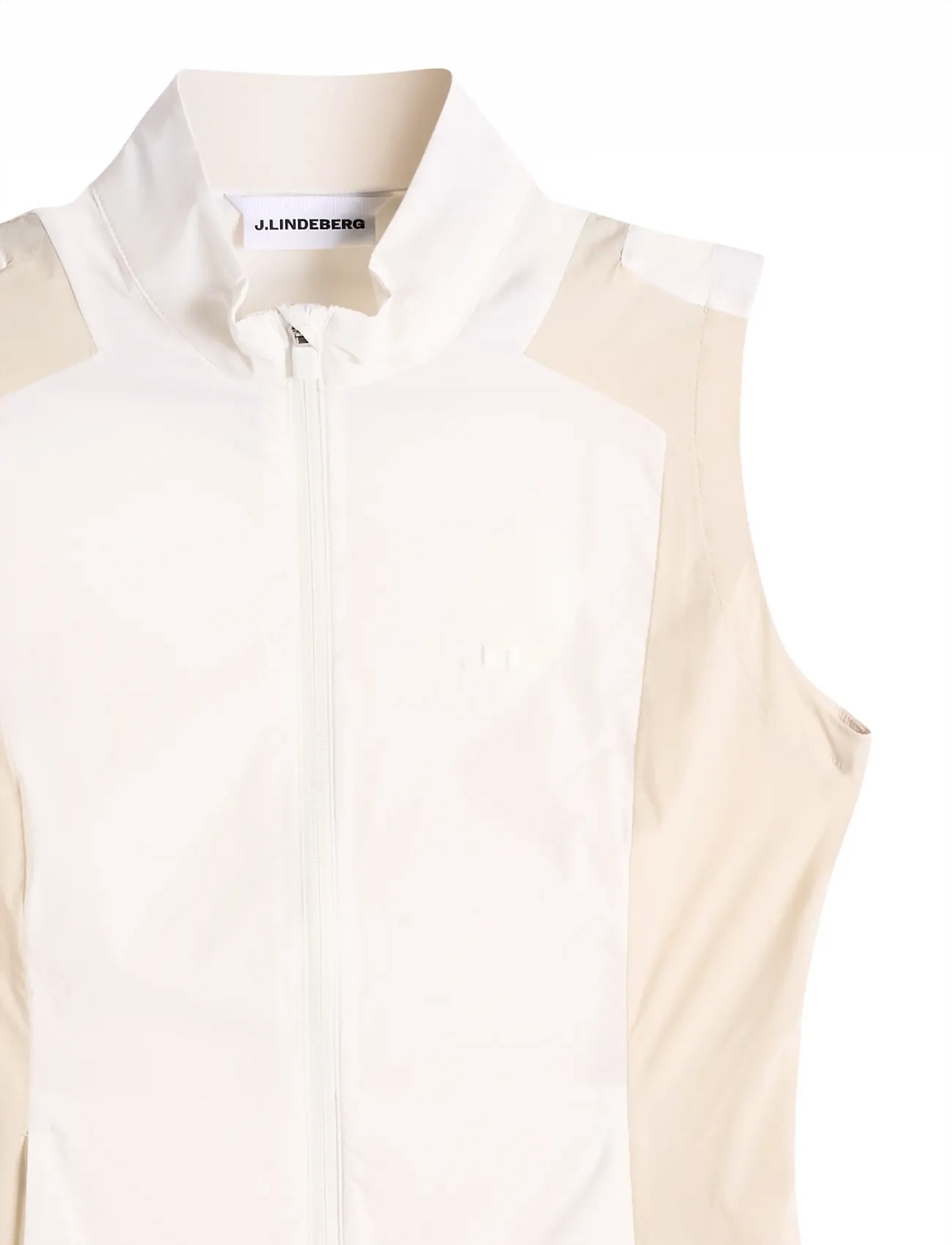 J. Lindeberg - Brooks Zip Vest - ytterkläder - white - 5