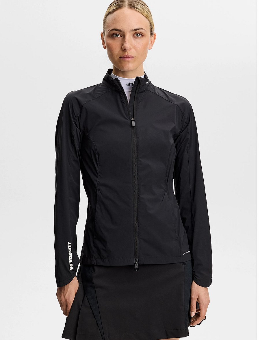 J. Lindeberg - TOUR TECH PACKABLE JACKET - golfjackor - black - 0