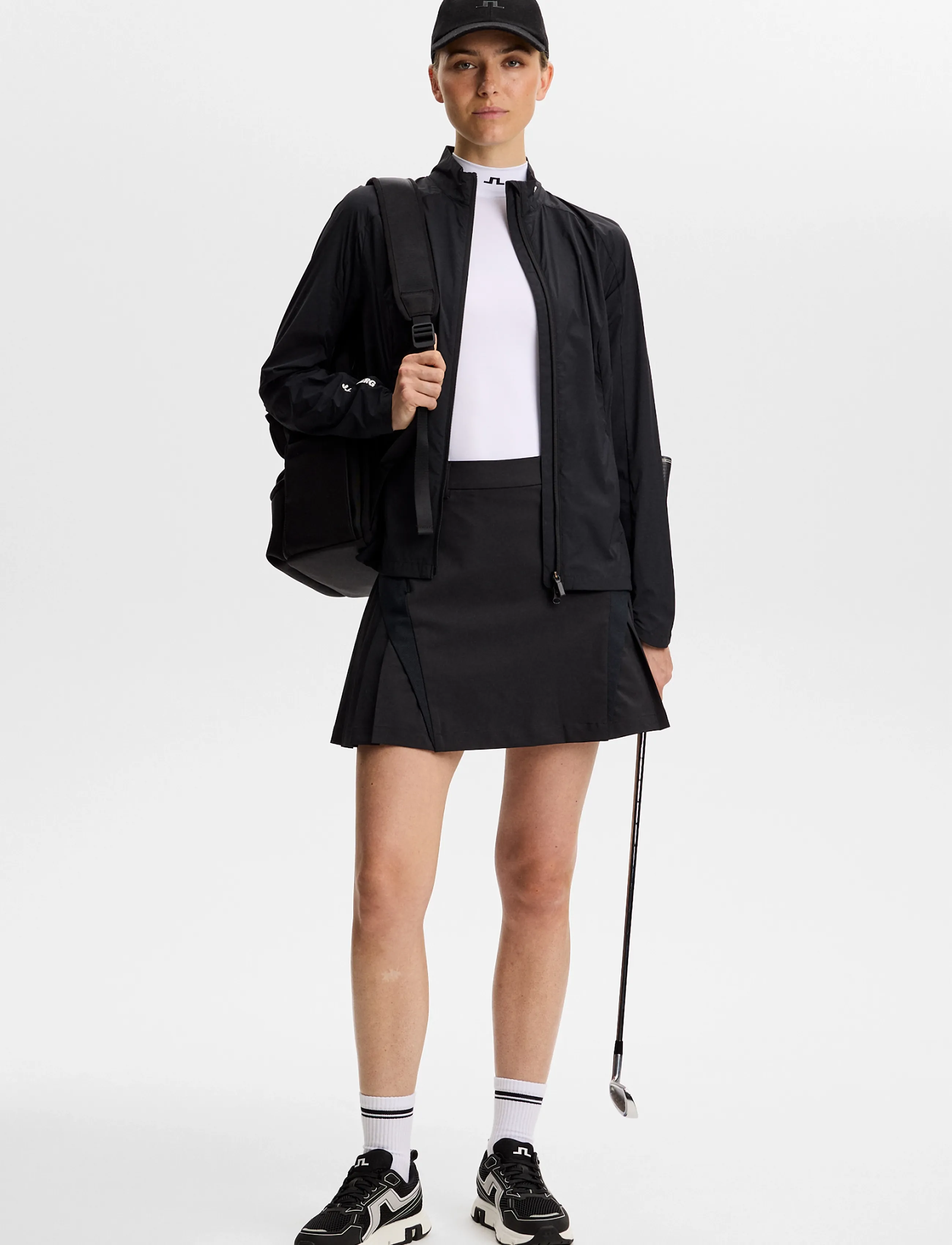 J. Lindeberg - TOUR TECH PACKABLE JACKET - golfjackor - black - 4