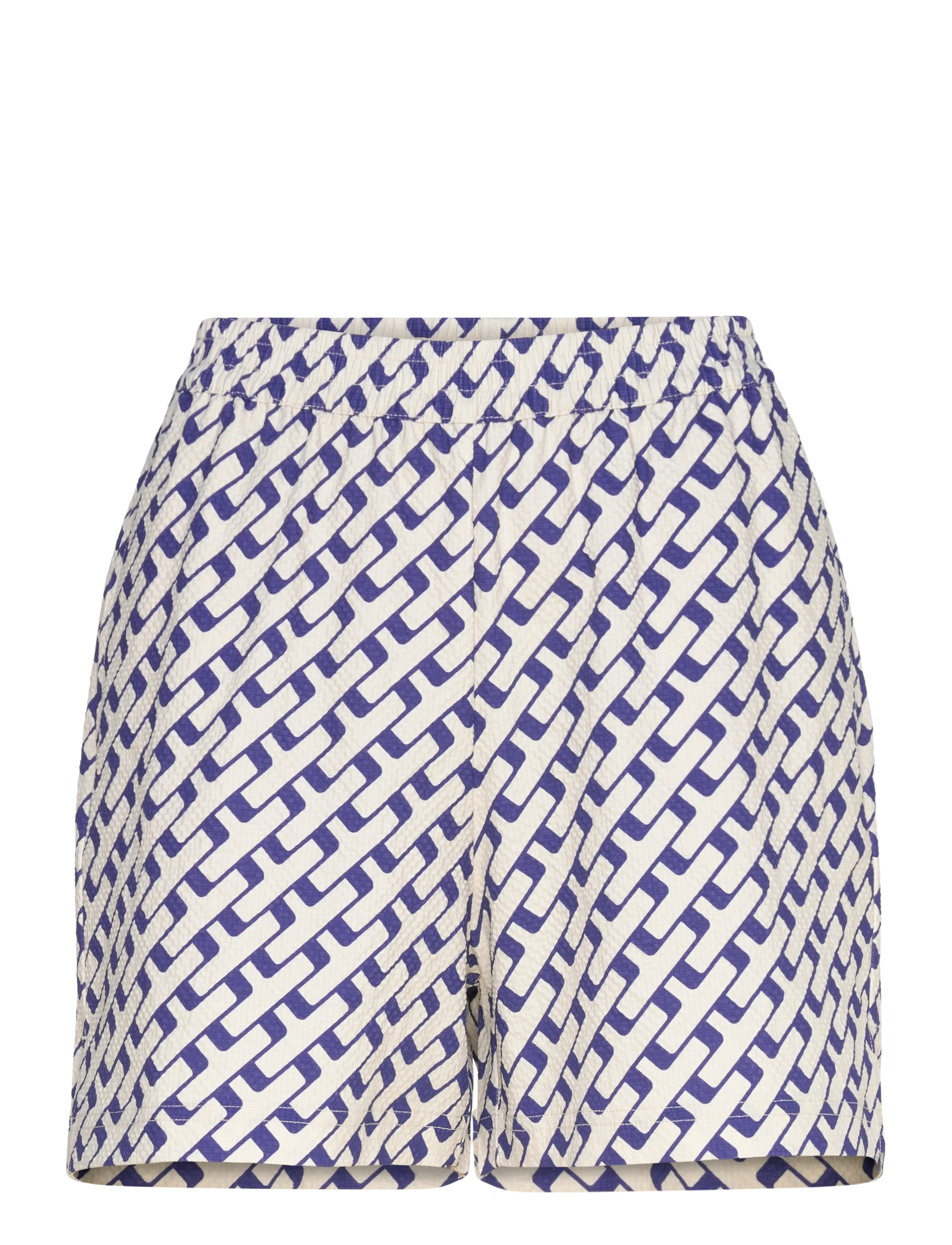 J. Lindeberg Diana Printed Shorts - Shorts - TOUR GEO MOONBEAM M / cream