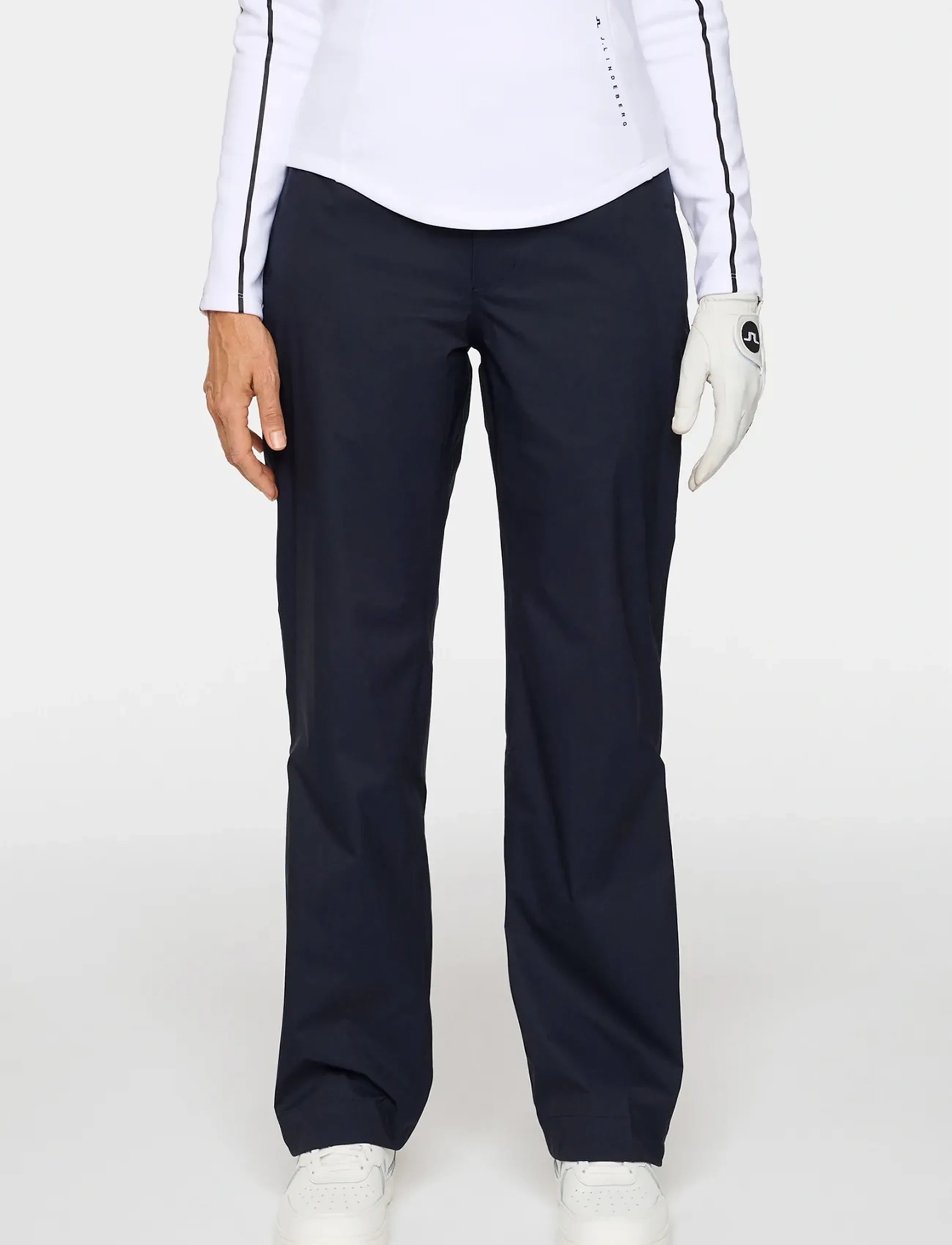 J. Lindeberg Bryn Rain Pants, XL, Navy, Sport Pants > Sport Golf Pants, Dame