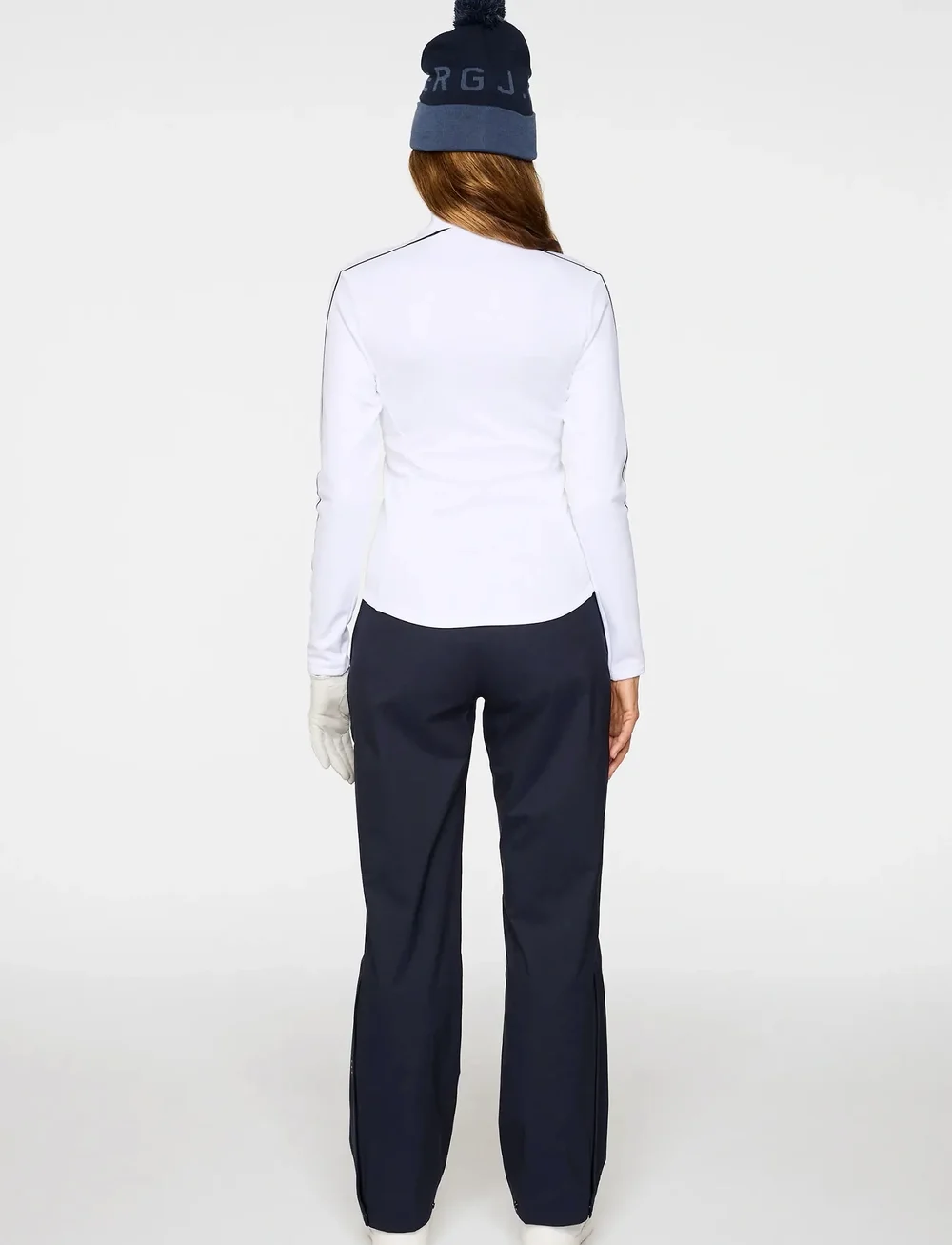 J. Lindeberg - Bryn Rain Pants - golfhousut - jl navy - 3