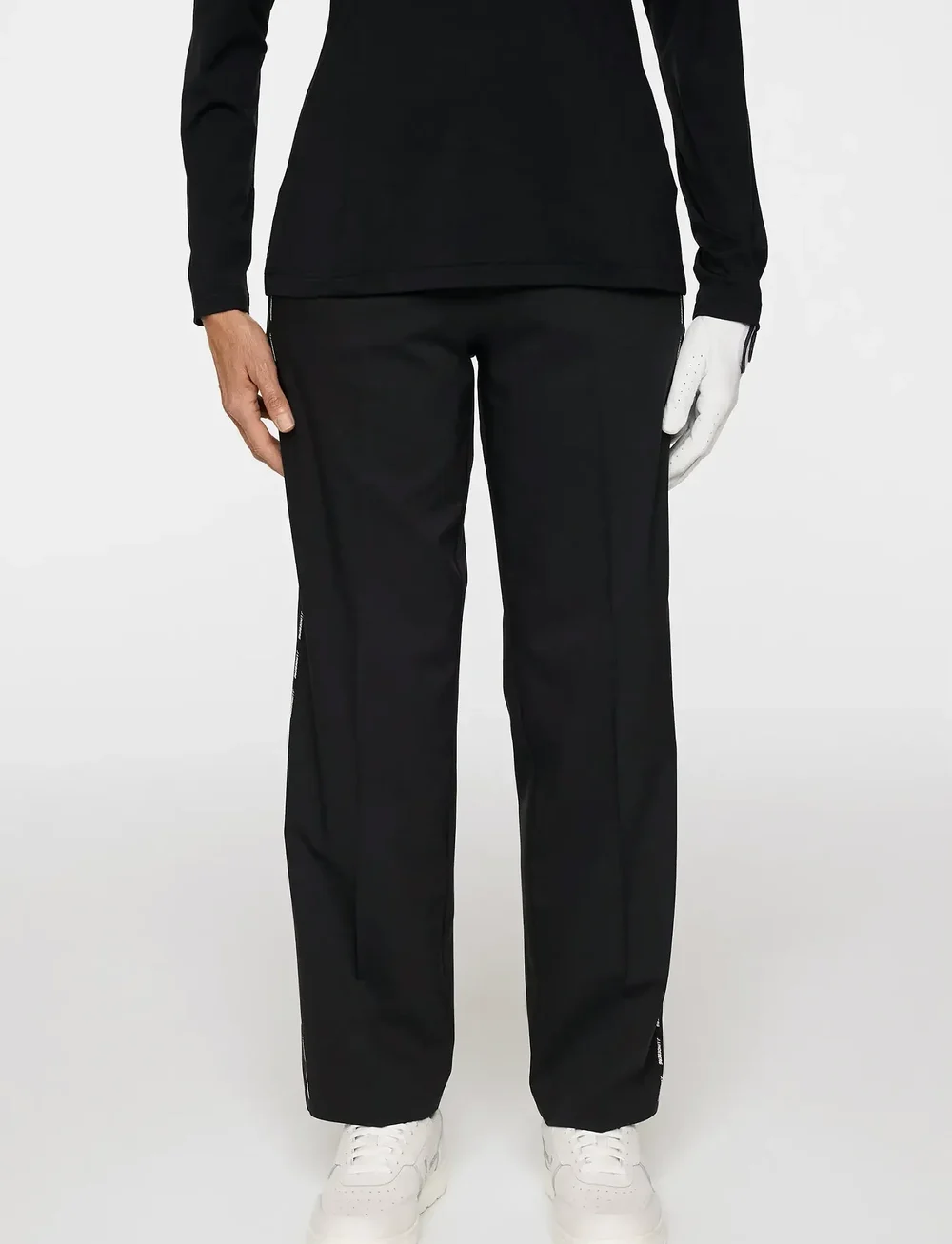 J. Lindeberg - Norah Side Stripe Pant - golfhosen - black - 0
