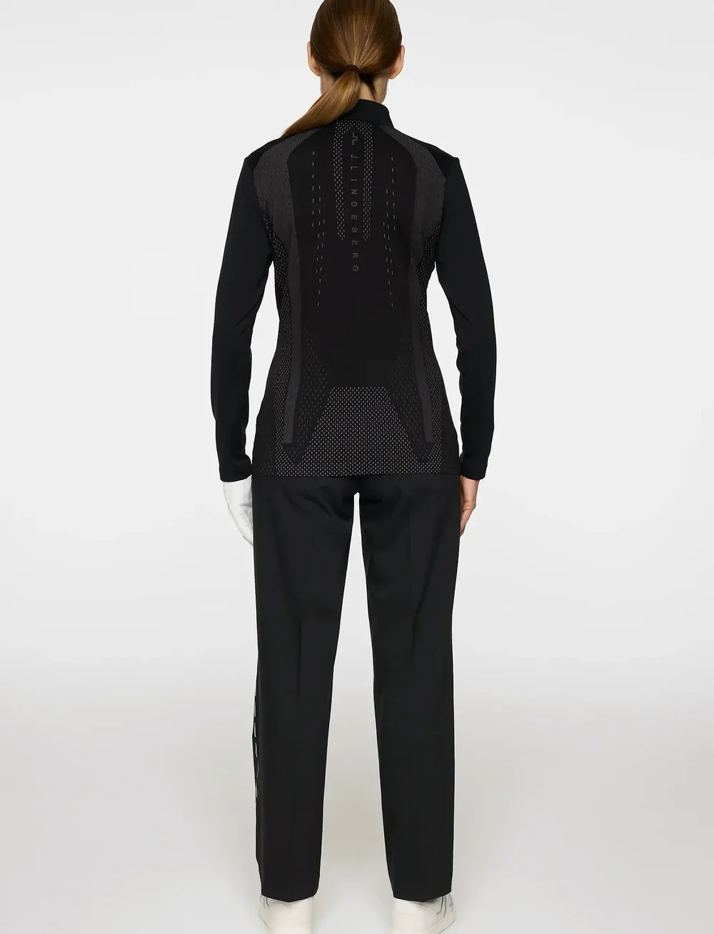 J. Lindeberg - Norah Side Stripe Pant - golfhosen - black - 3