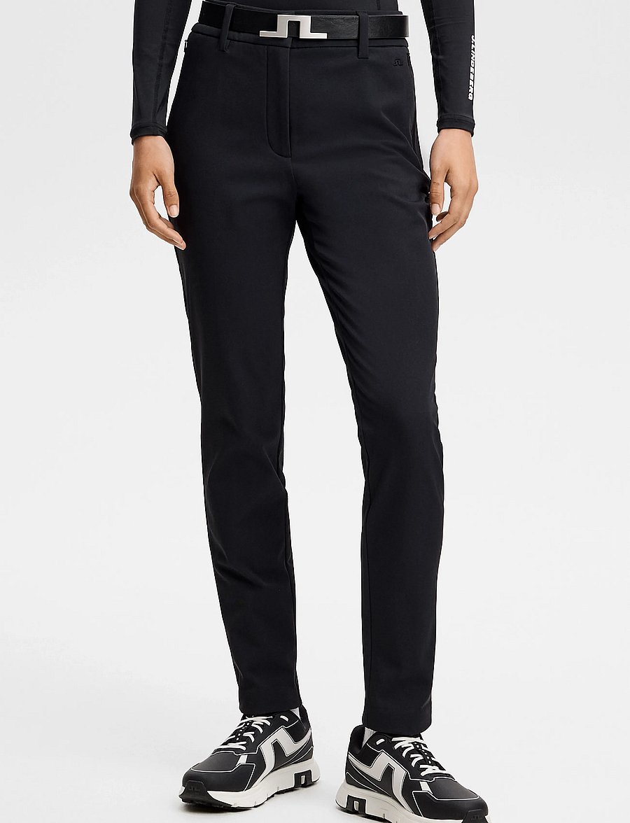 J. Lindeberg - PINJA FLEECE TWILL PANT - black - 0