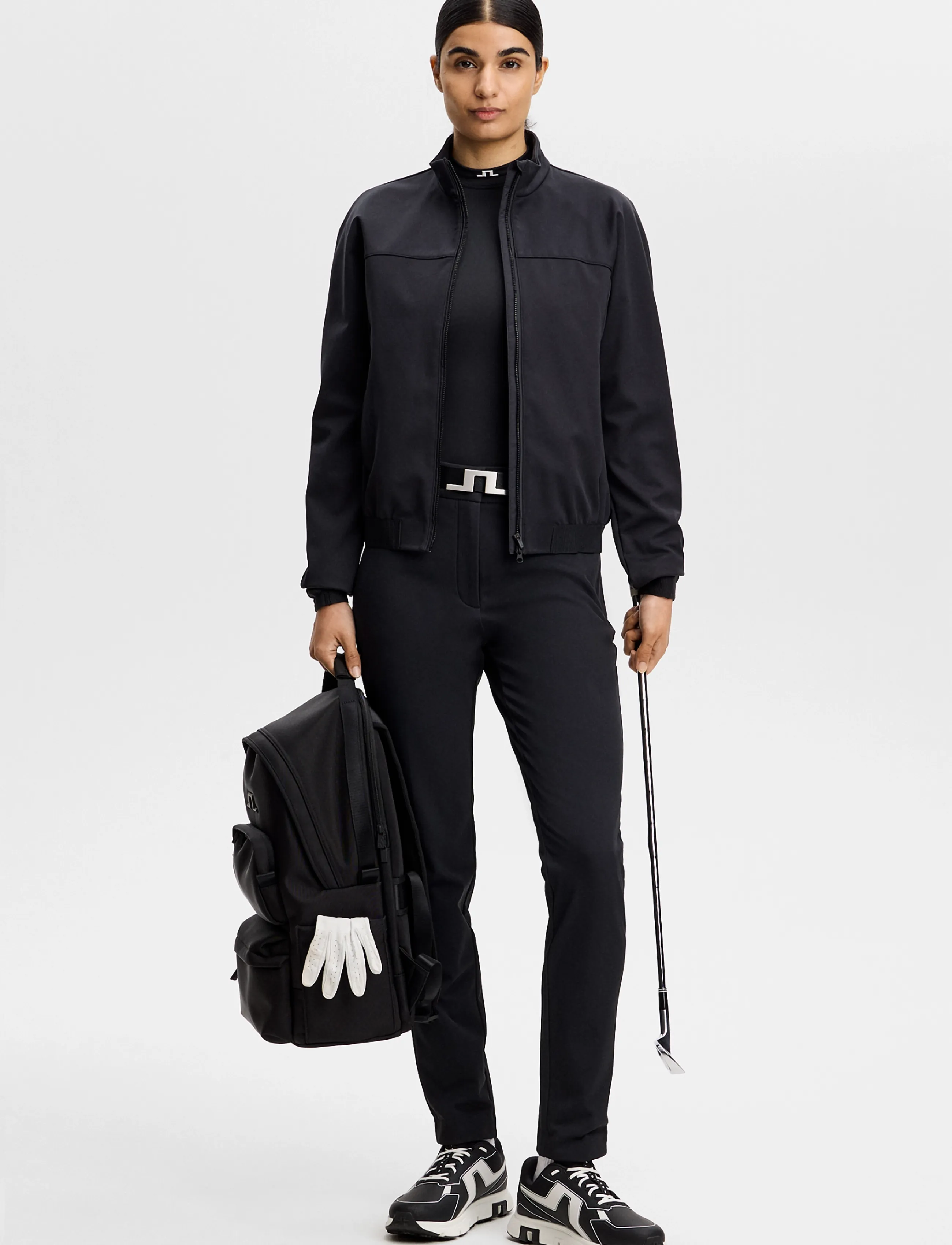 J. Lindeberg - PINJA FLEECE TWILL PANT - black - 3