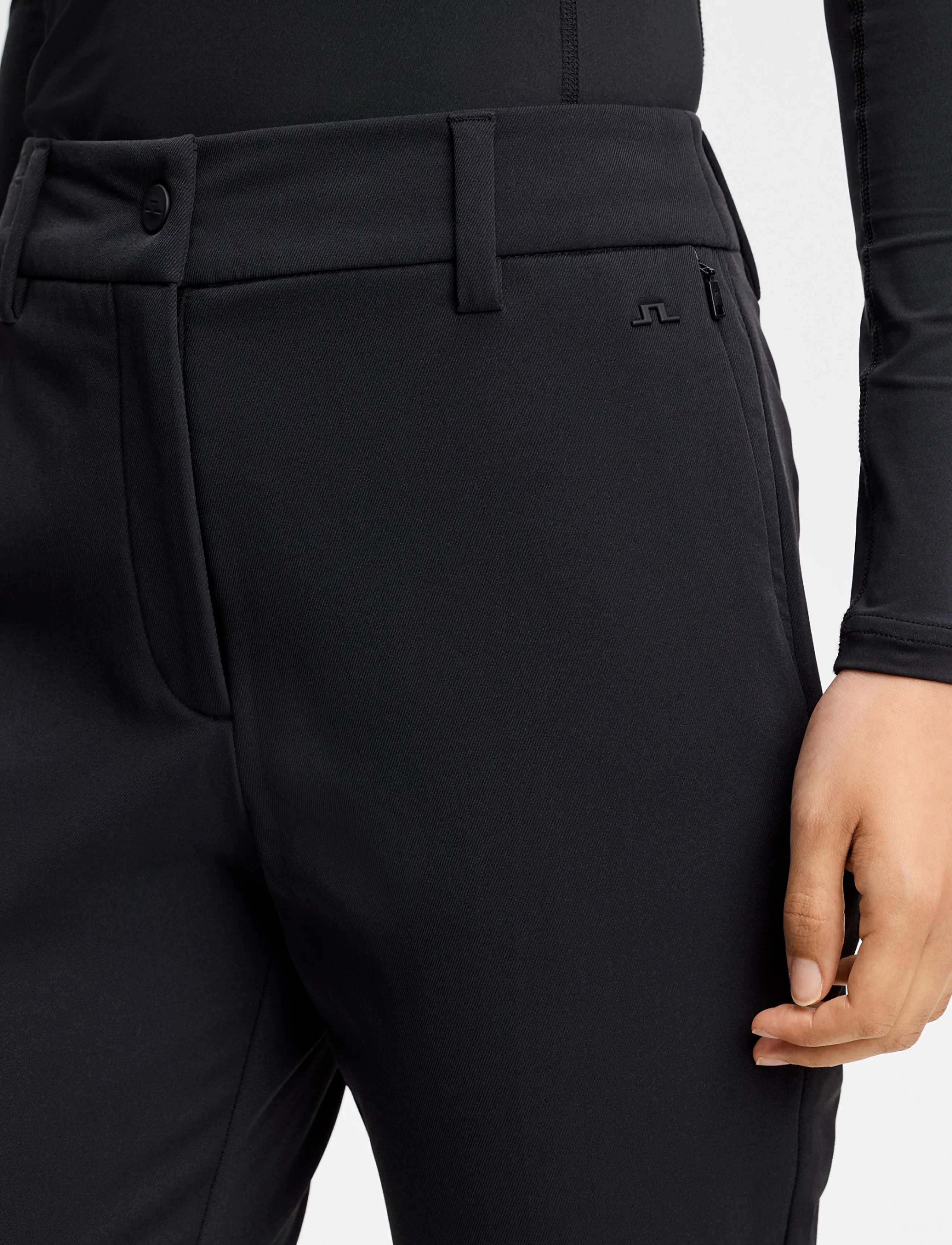 J. Lindeberg - PINJA FLEECE TWILL PANT - black - 4
