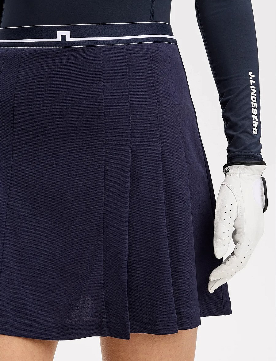 J. Lindeberg - Harlow Skirt - kleidid ja seelikud - jl navy - 2